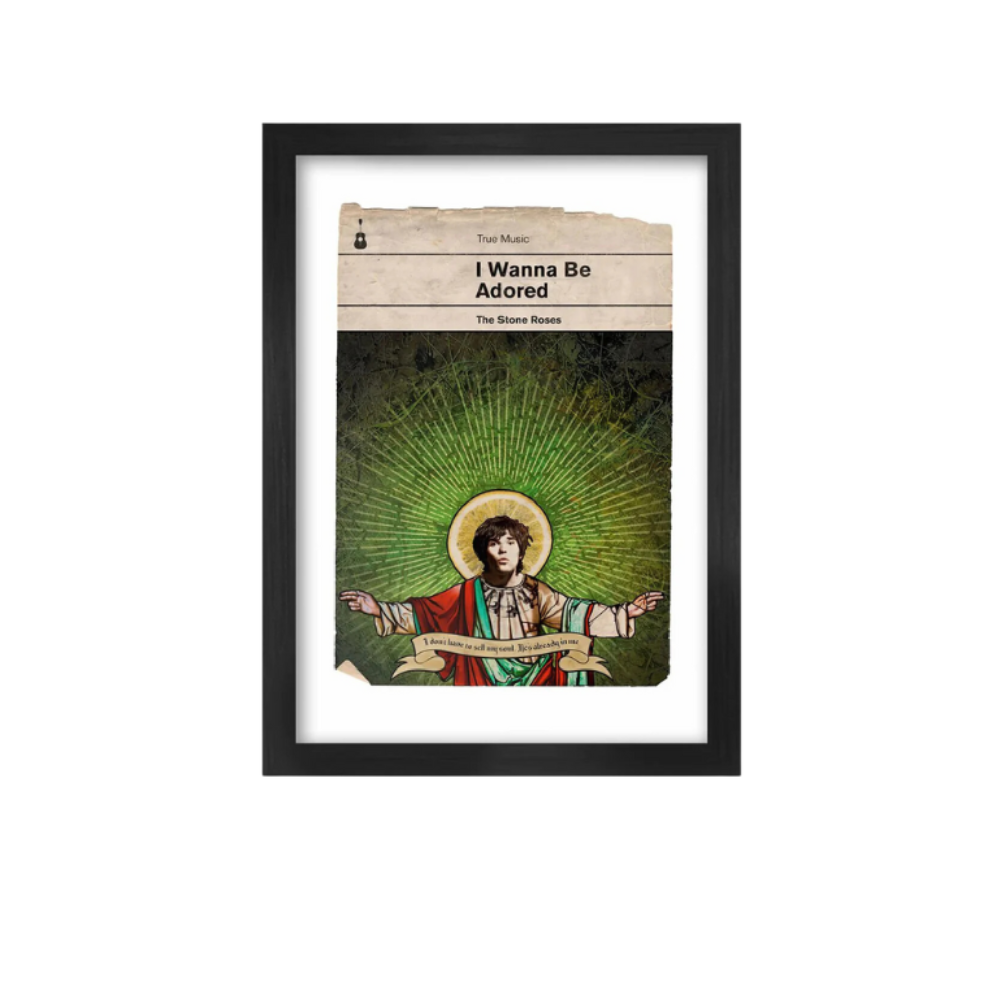 The Stone Roses I Wanna Be Adored Book Jacket Print – Baltic Shop