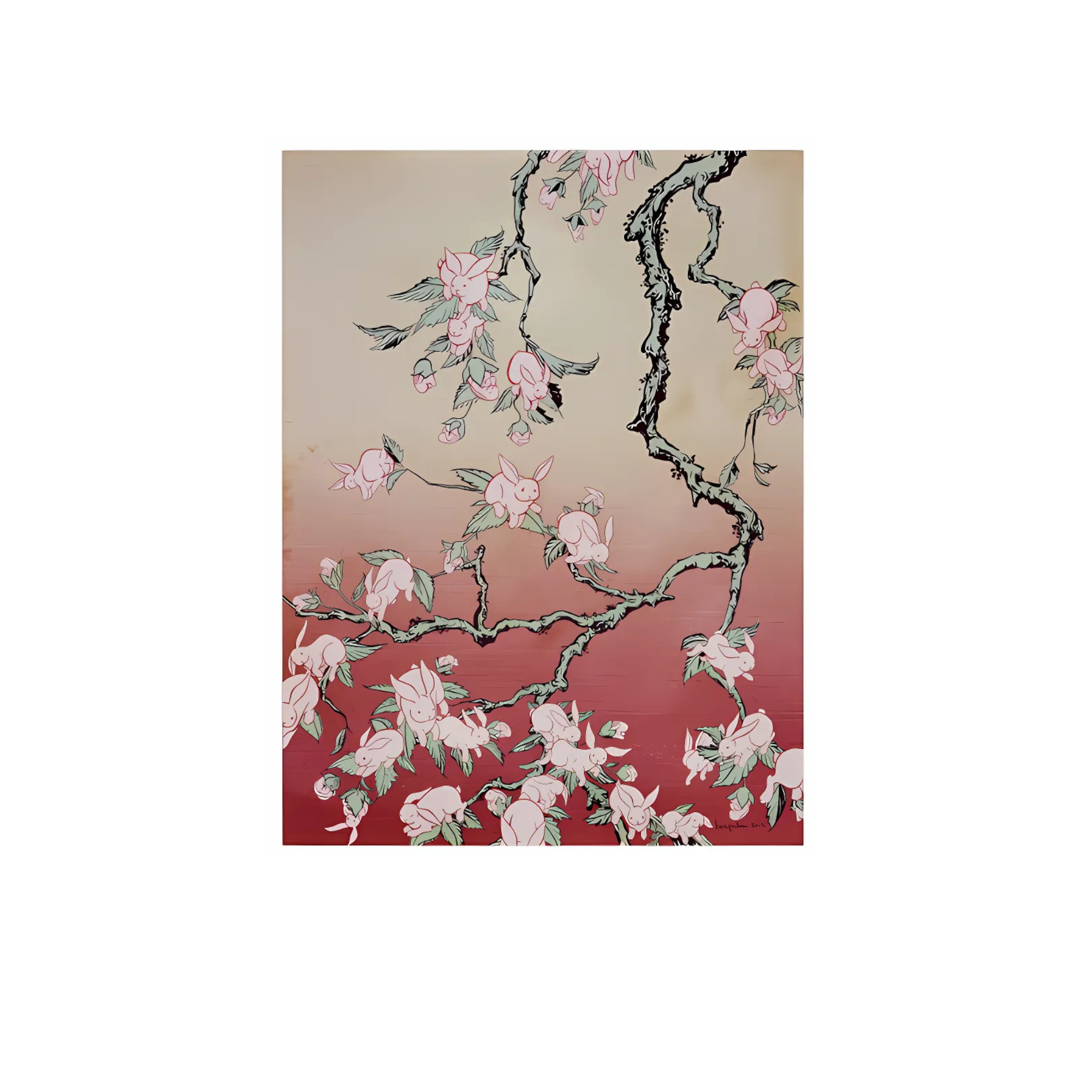 Kozyndan Bunny Blossom Poster – Baltic Shop