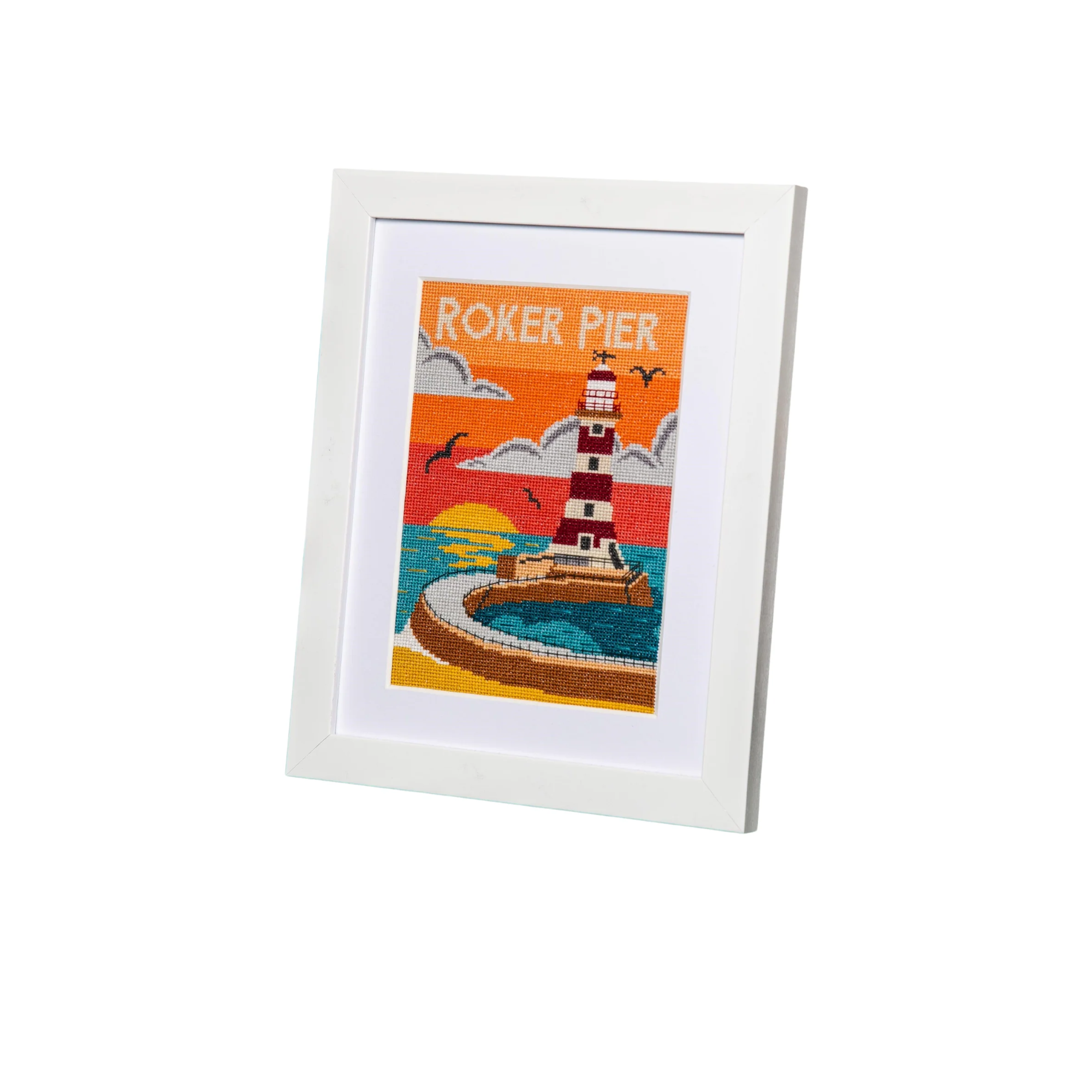 Roker Pier Cross Stitch