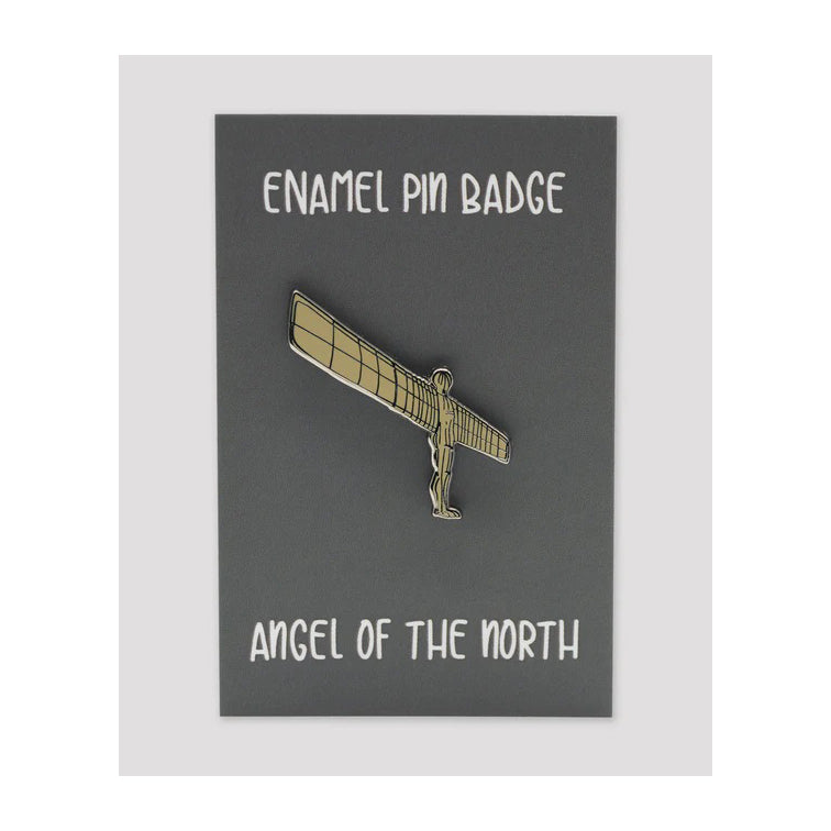 Lines Behind Angel of the North Enamel Pin Badge