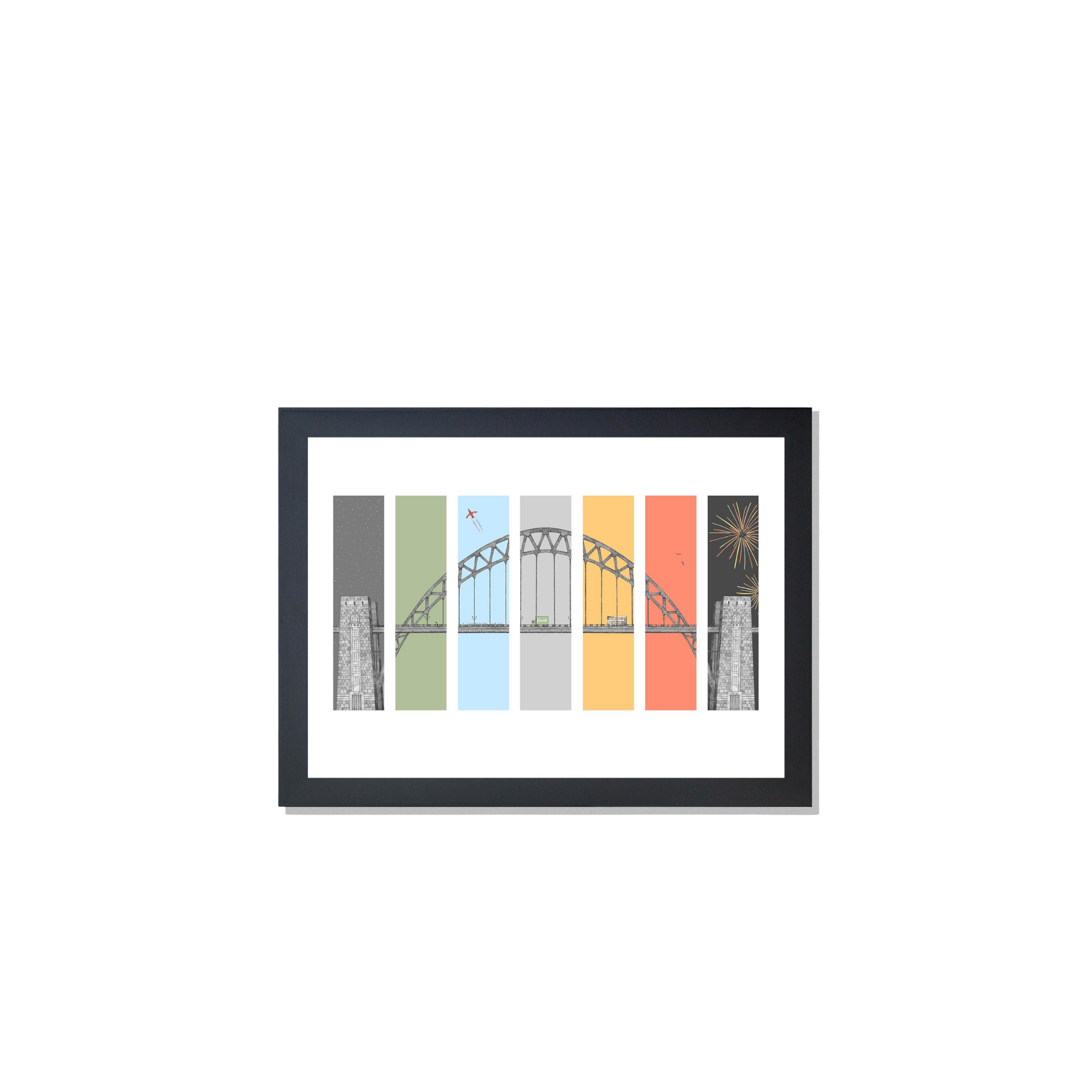 Ben Holland Crossing the Tyne Print