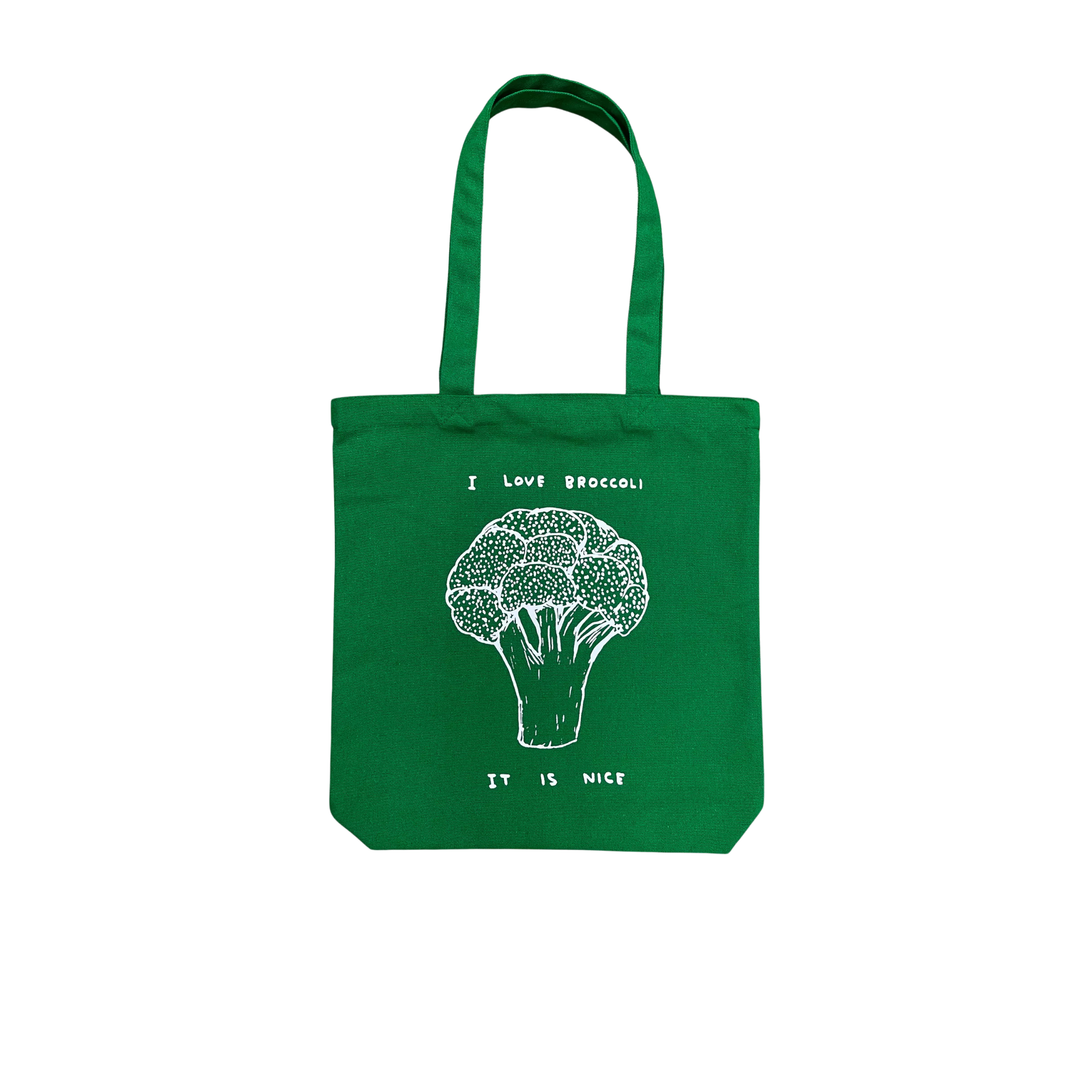David Shrigley I Love Broccoli Tote Bag