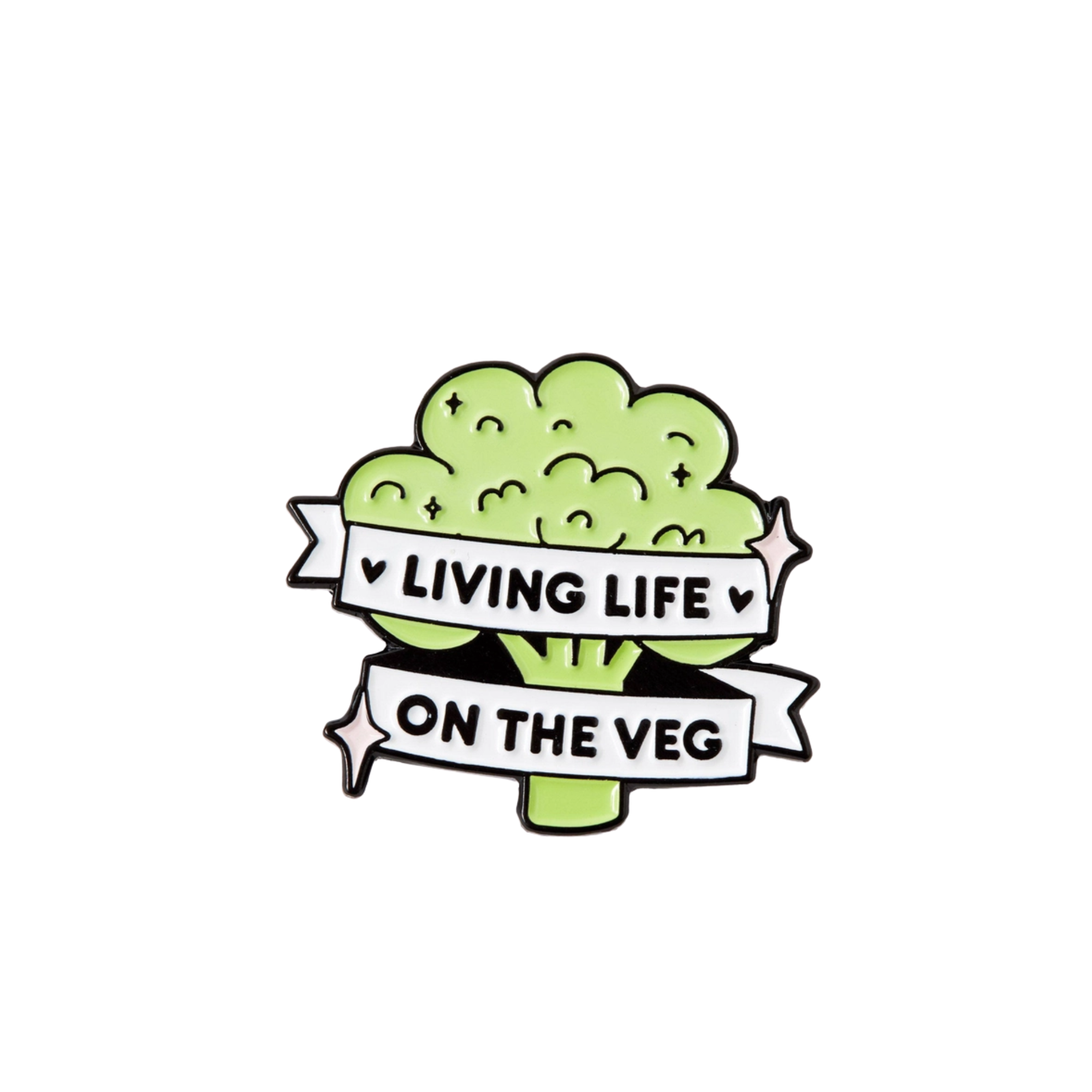 Living Life on the Edge Enamel Pin Badge