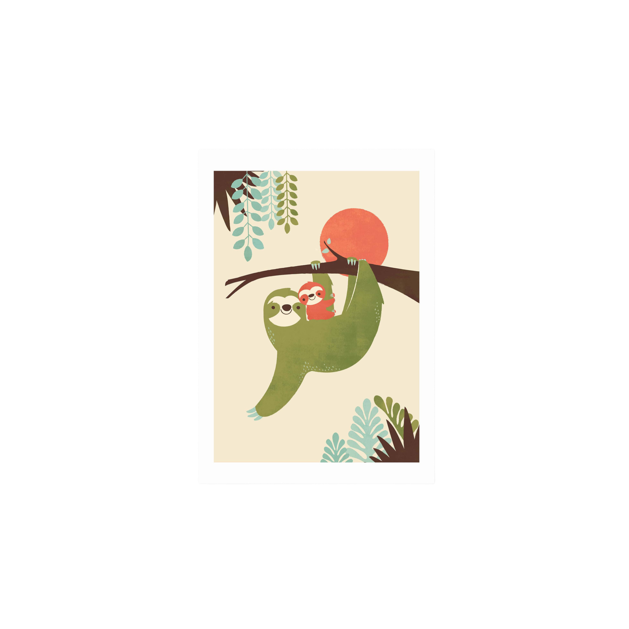 Mama Sloth Greeting Card
