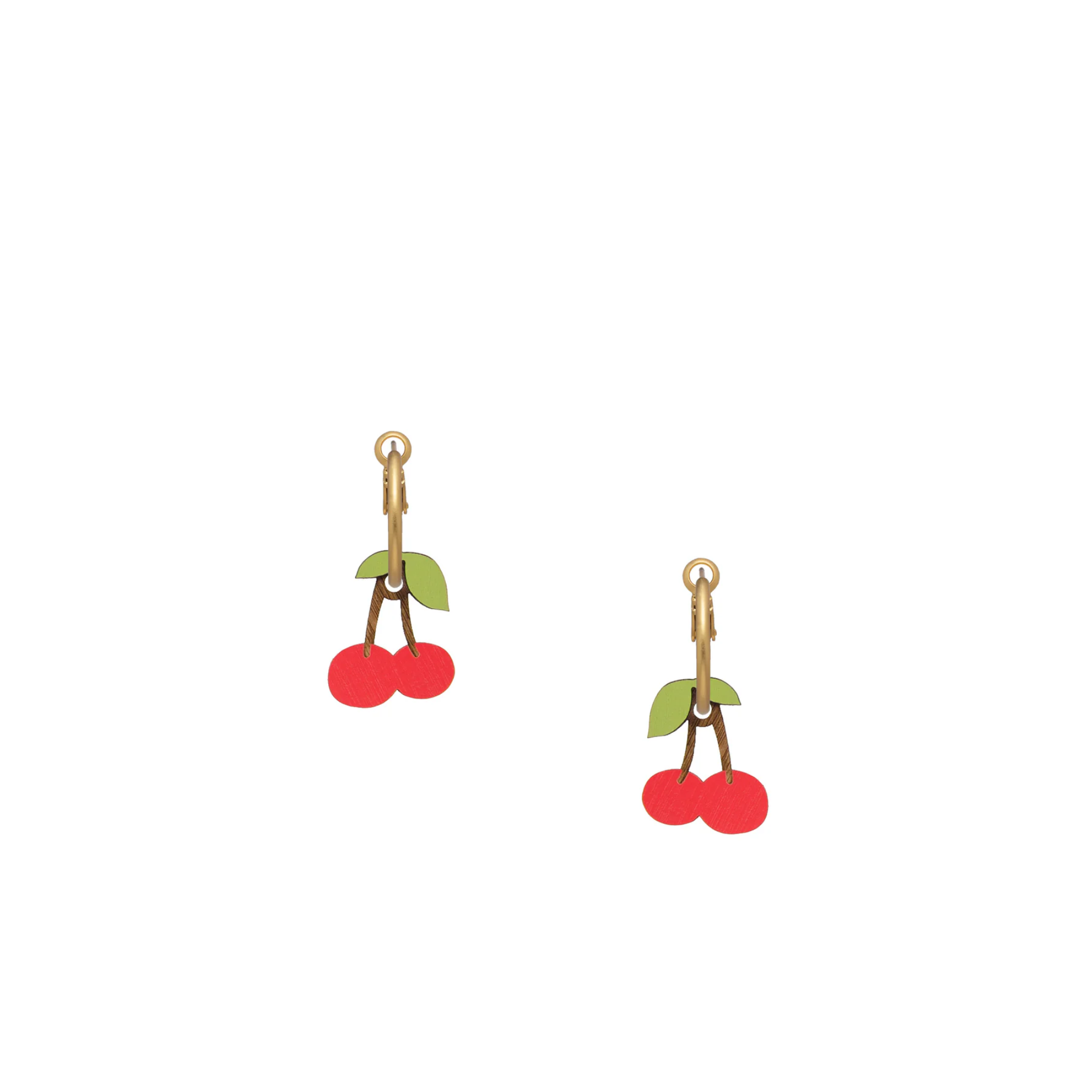 Materia Rica Ruby Cherry Earrings