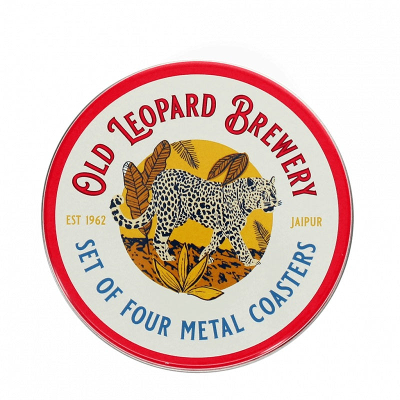 Old Leopard Brewery Set of 4 Coasters