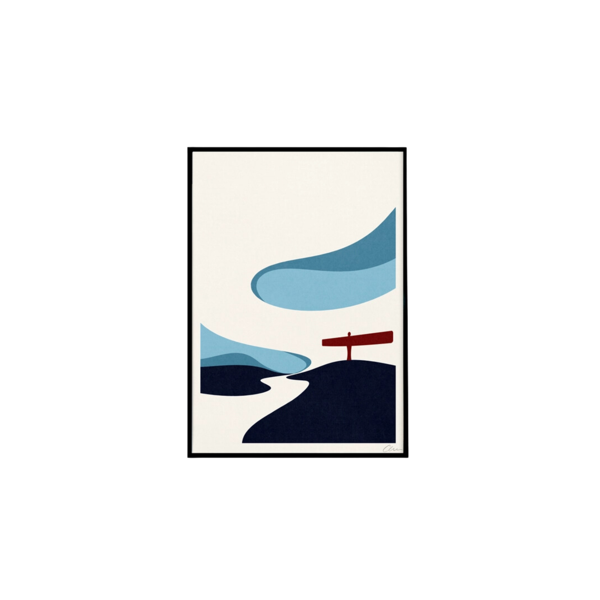 OR8 Angel of the North Print