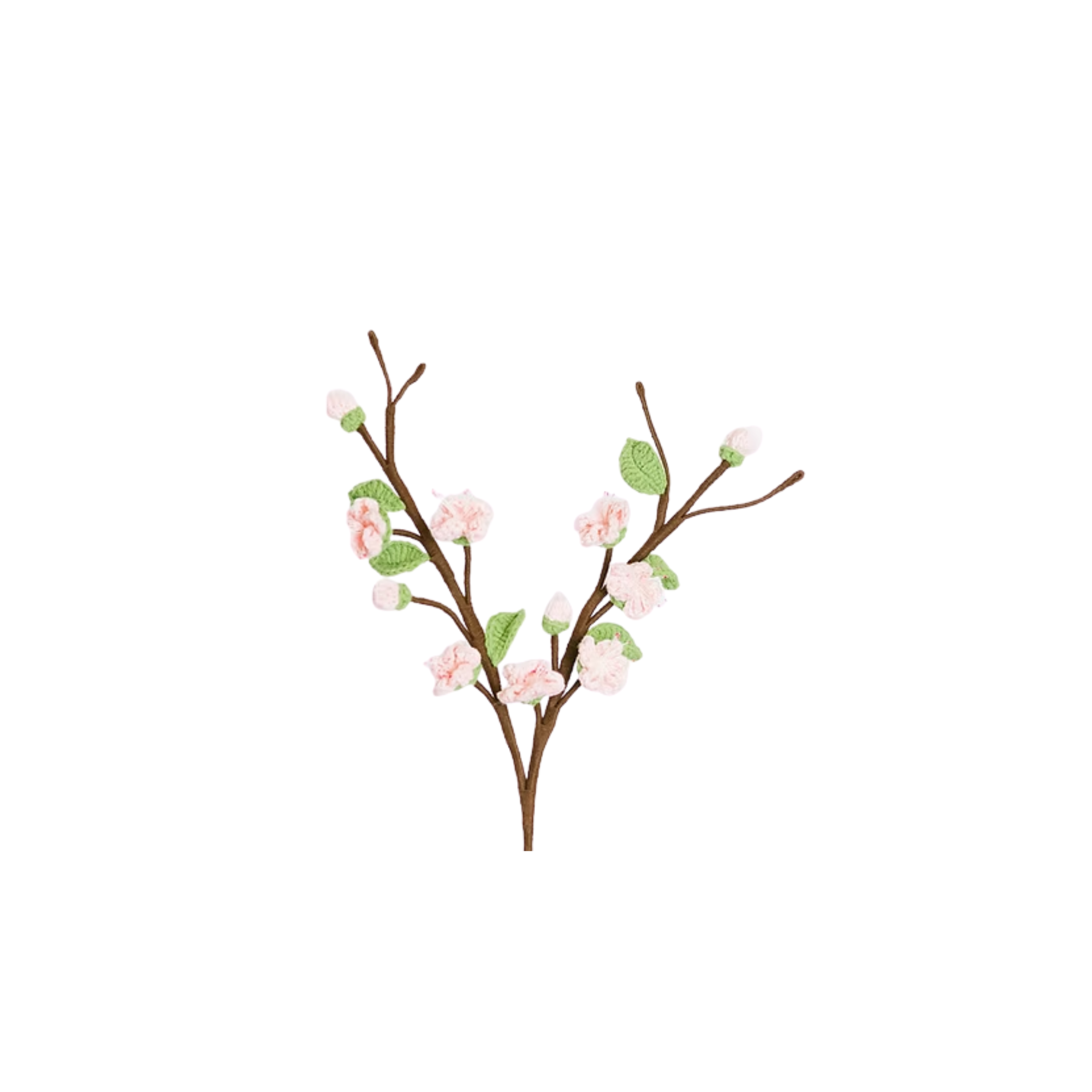 Peach Blossom Crochet Flower