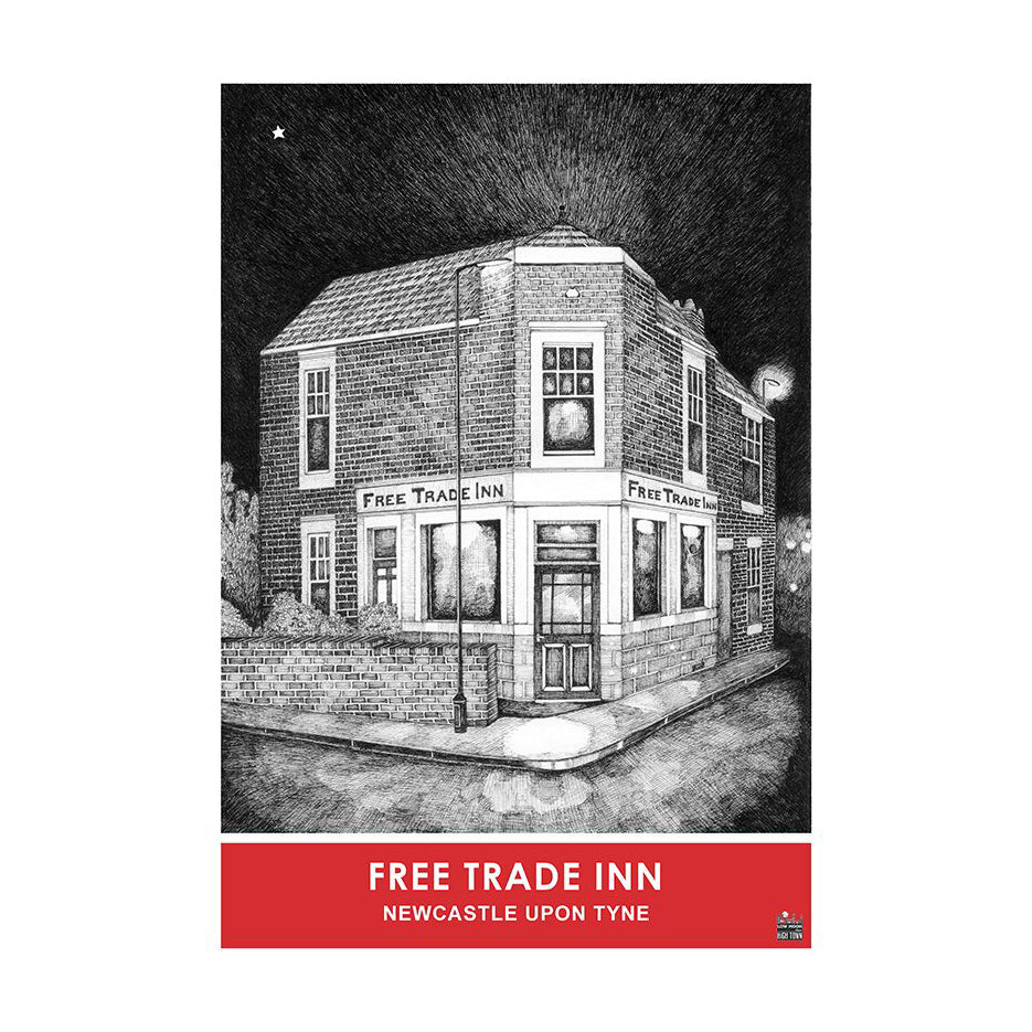 Ben Holland Free Trade Print with Red Band