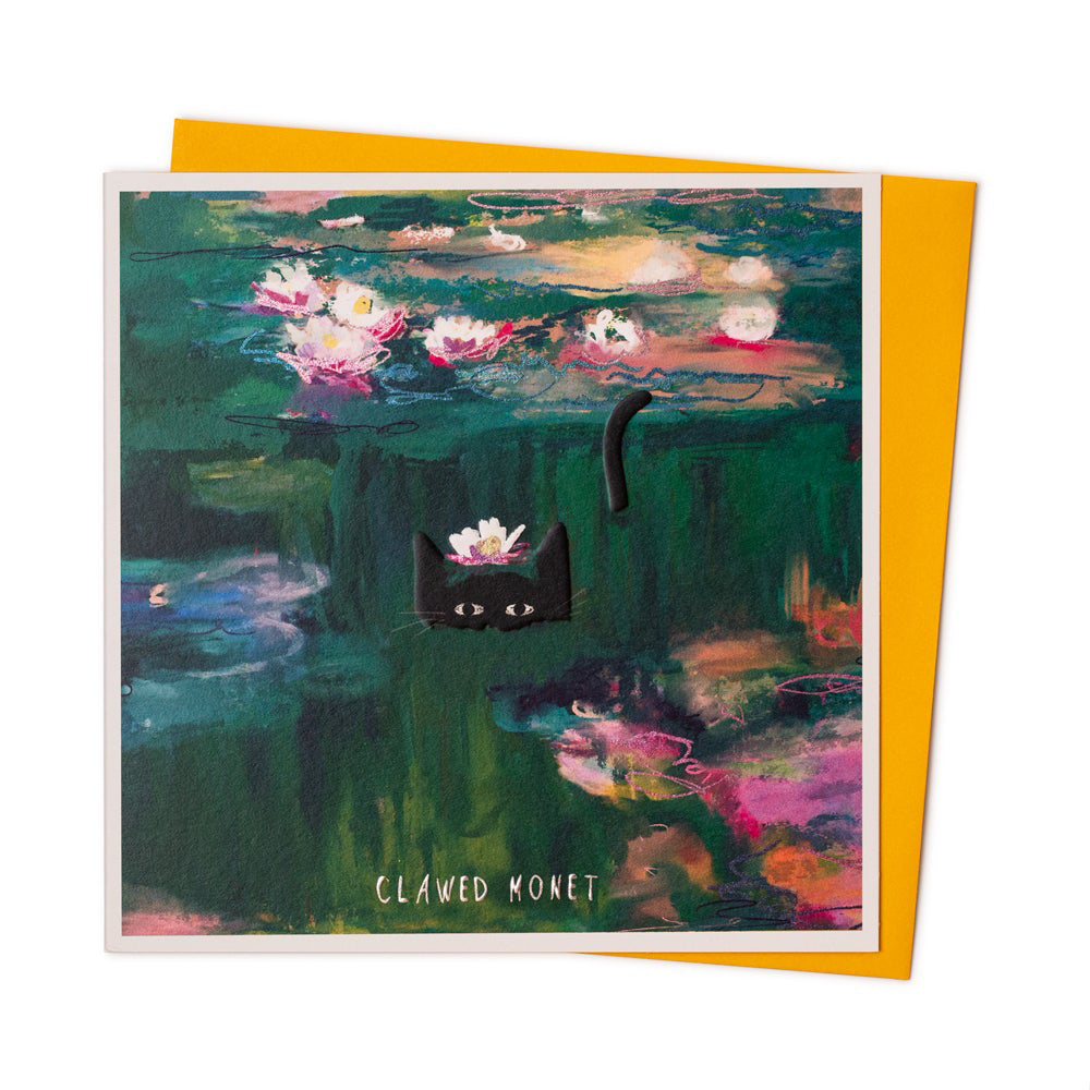 Clawed Monet Greeting Card
