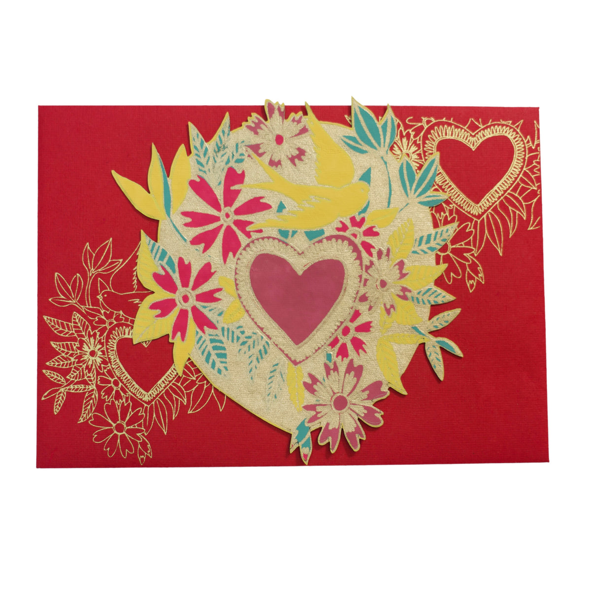 East End Press Floral Heart Greeting Card
