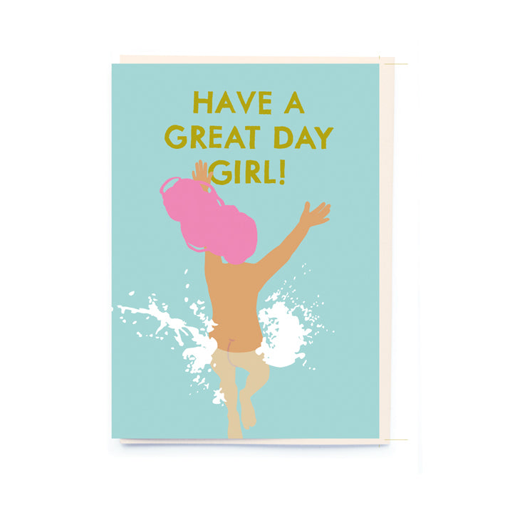 Splash Girl Greeting Card