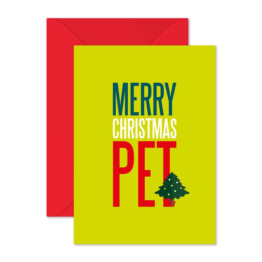 Merry Christmas, Pet Christmas Card