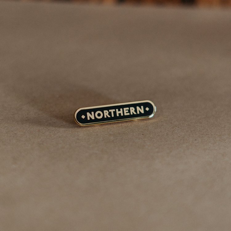 Make More Stuff Northern Pin Badge
