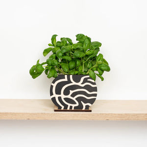 Studio Wald Pot Screen Shapes With Plant