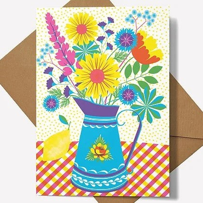 Printer Johnson Summer Blooms Greeting Card