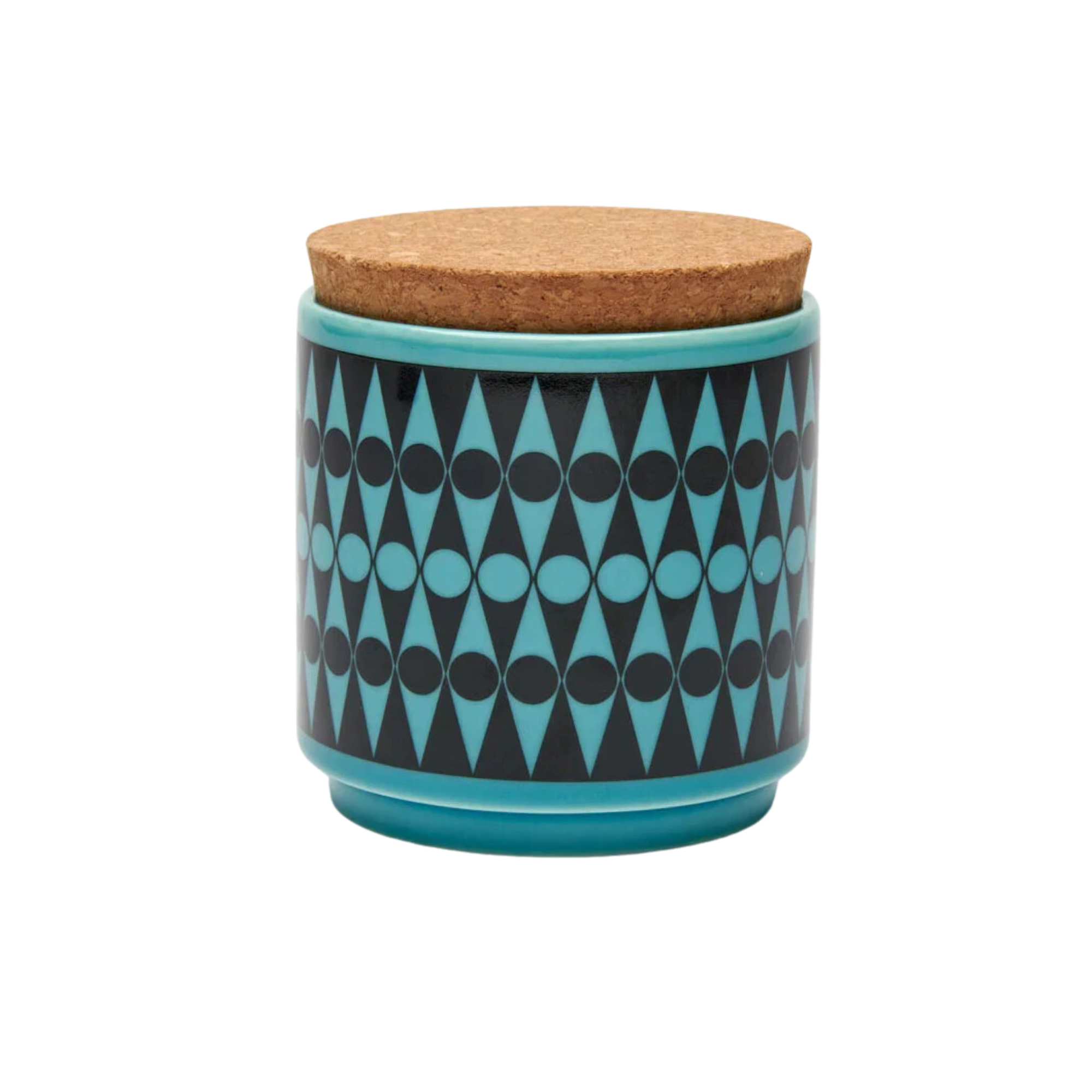 Backgammon Teal Hornsea Storage Jar