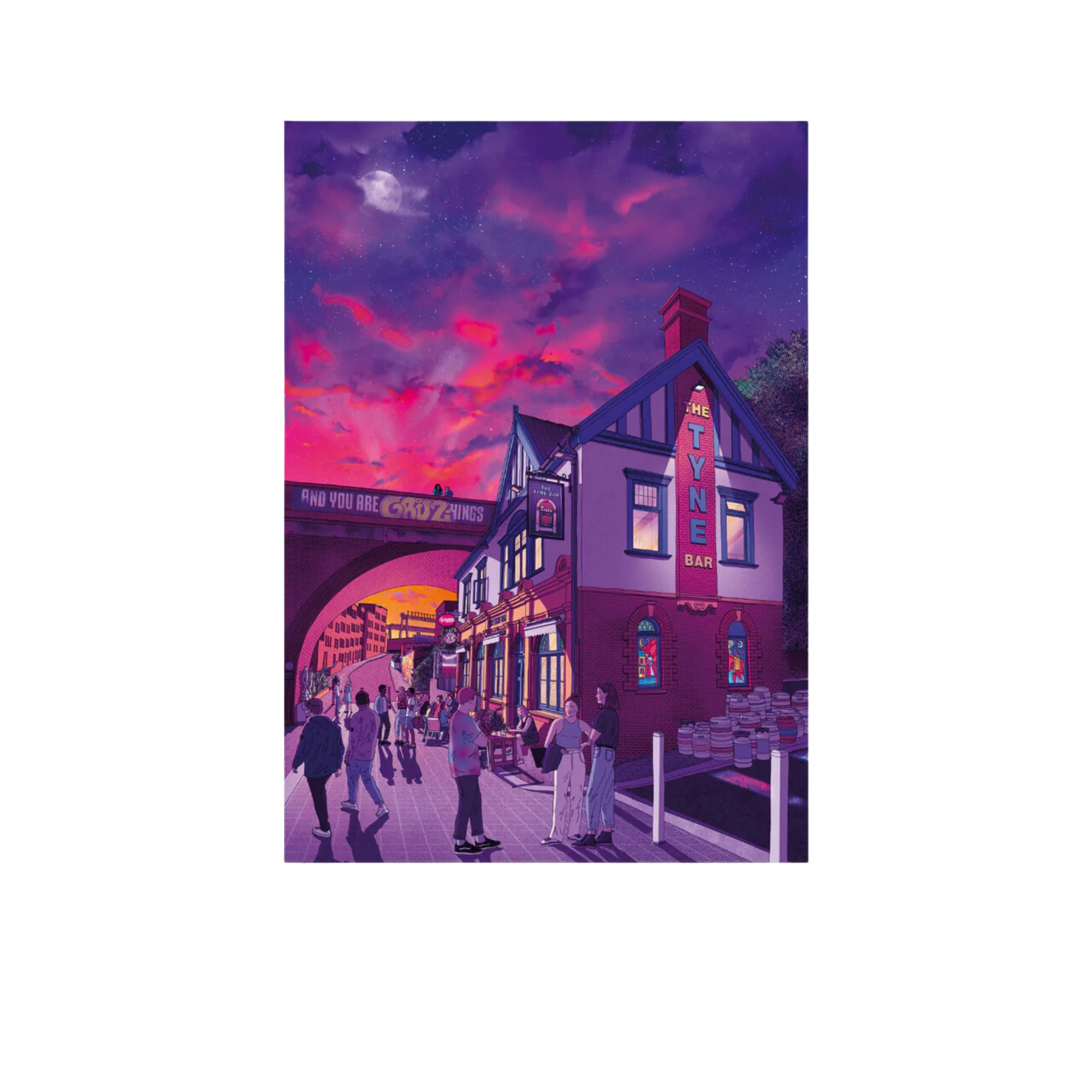 Tyne Bar A5 Print