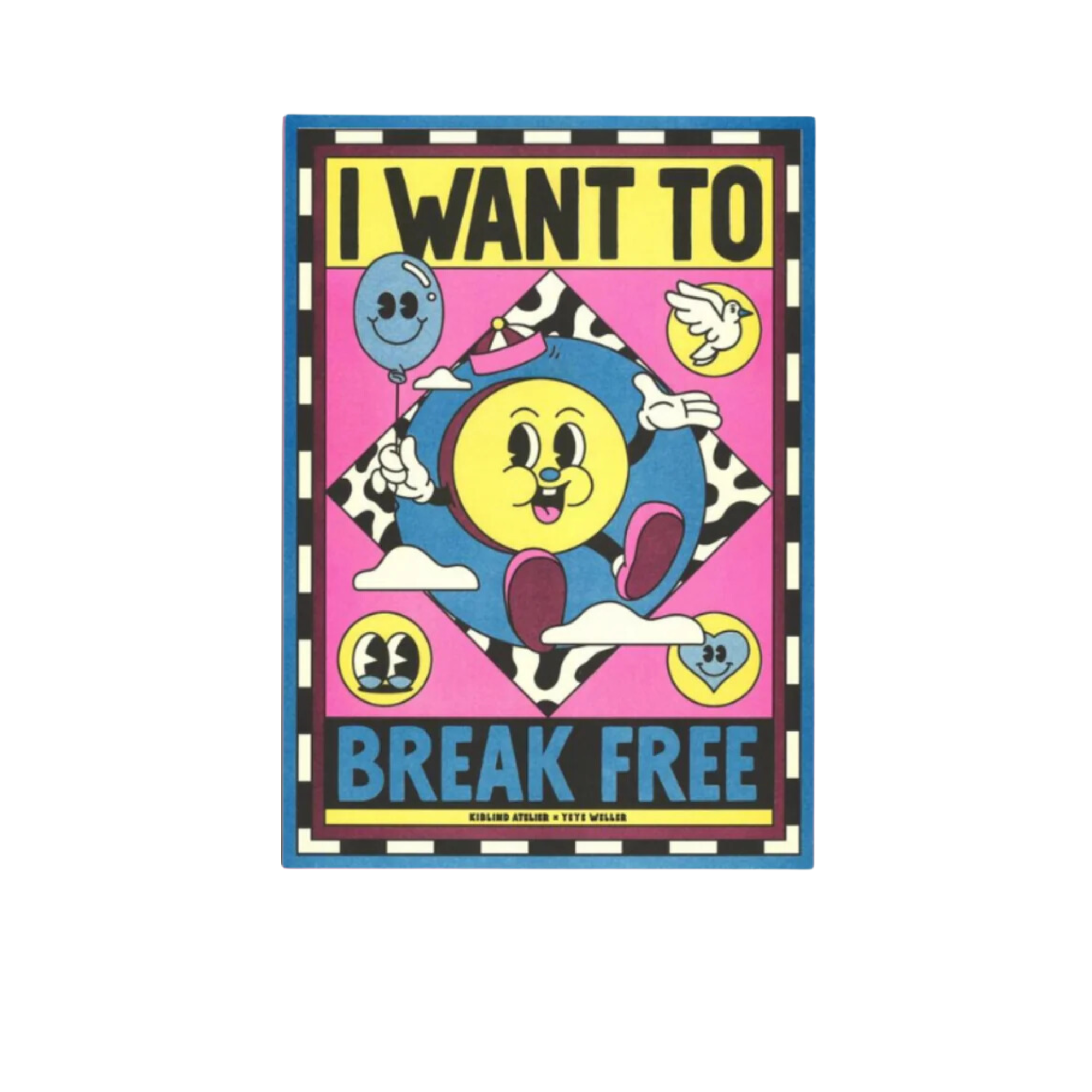 Yeye Weller - Queen - I Want To Break Free A3 Print