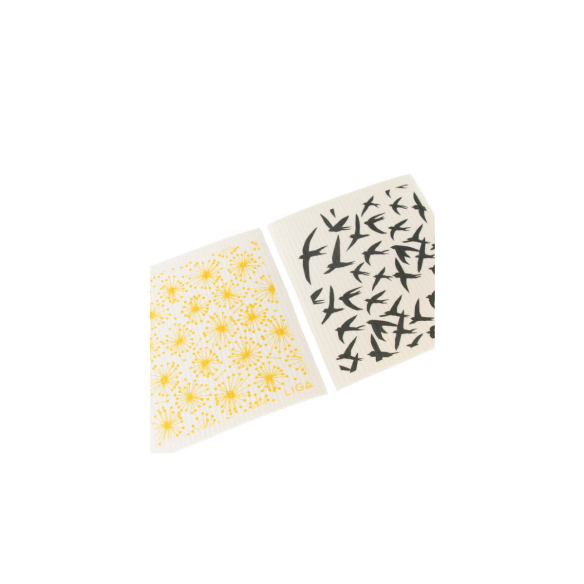 Eco Dandelions and Swallows Dishcloth Set BALTIC Shop