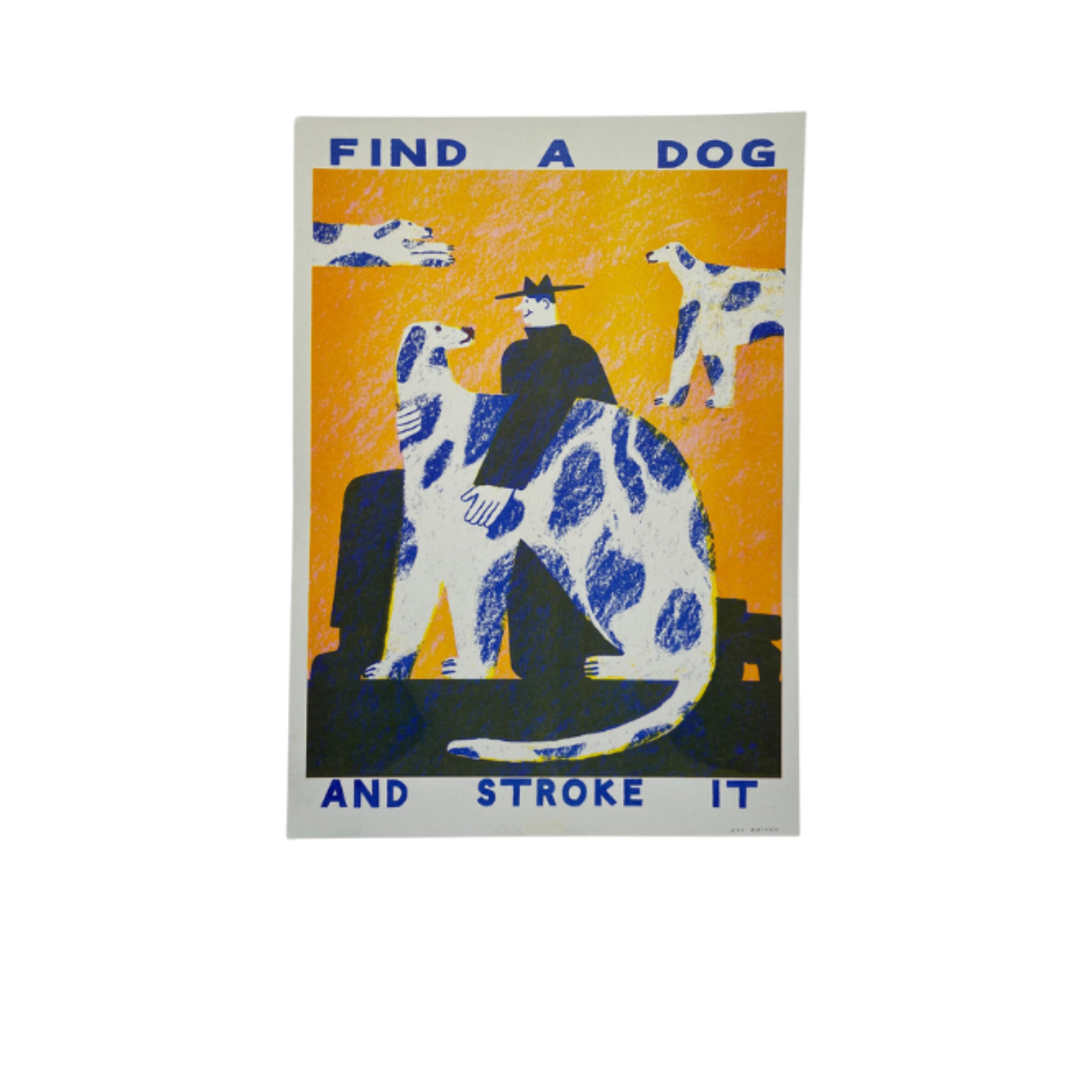 Find a Dog A3 Print