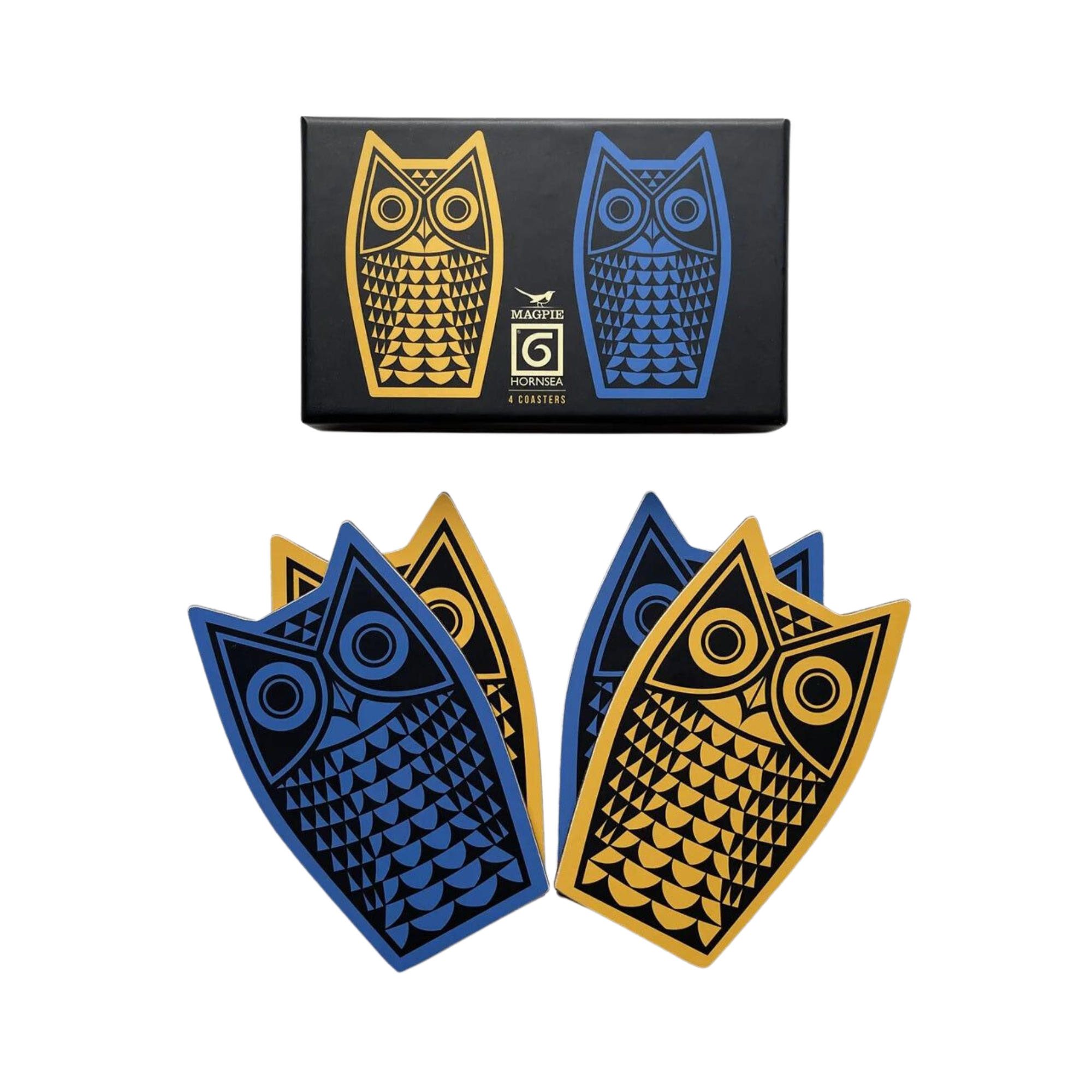 Hornsea Owl Shaped Coasters