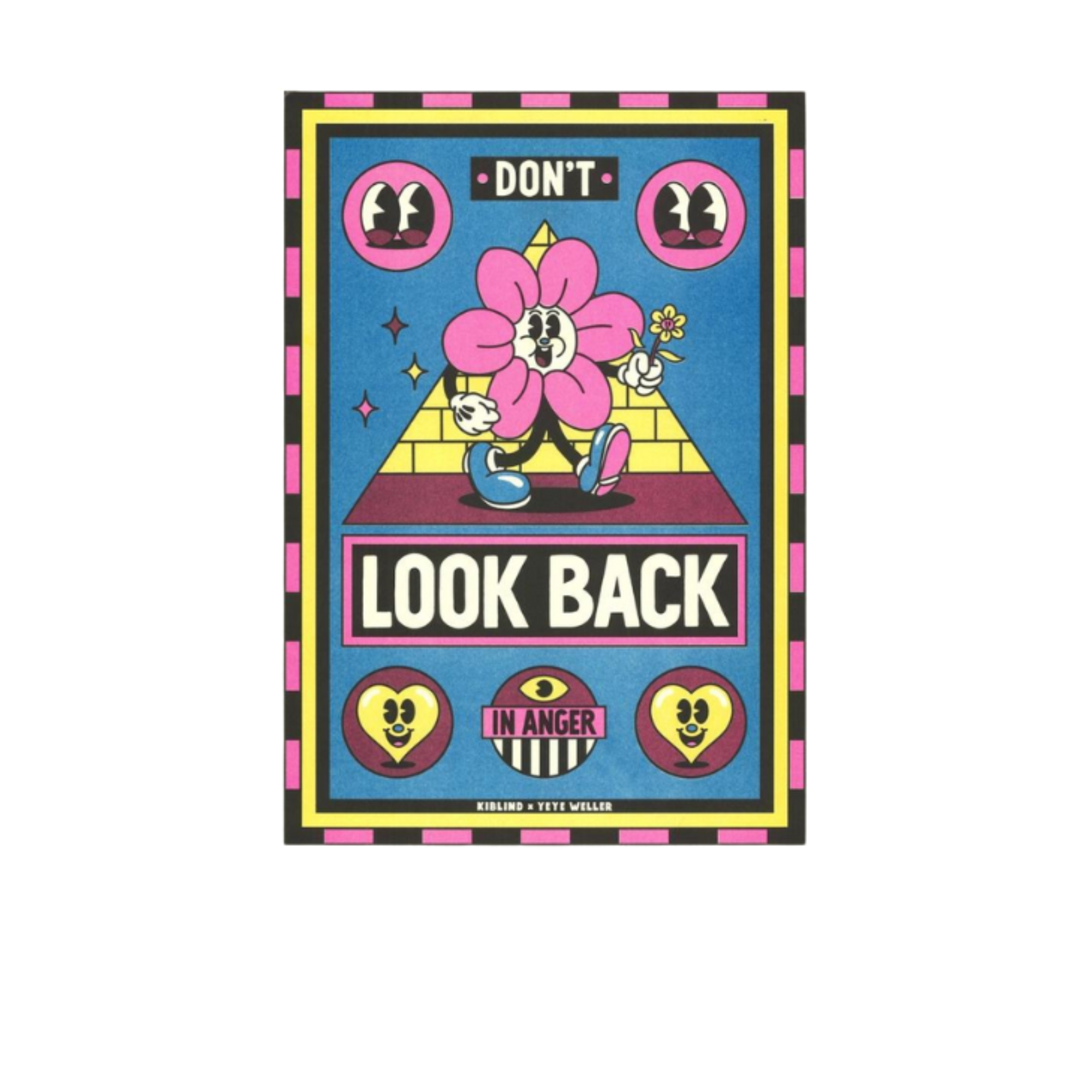 Oasis Don't Look Back in Anger Yeye Weller A3 Print