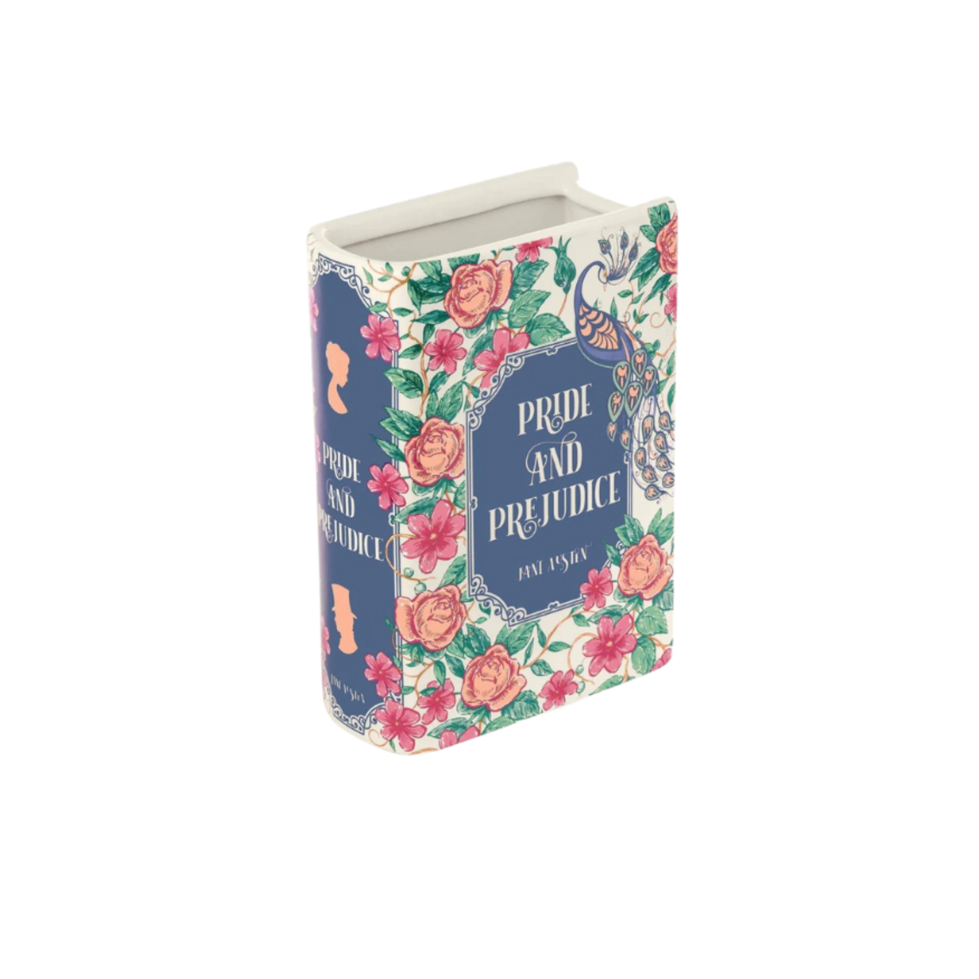 H&H Pride And Prejudice Büchervase – Große Keramikvase Als Buch, Jane Austen Deko & Geschenk Für Buchliebhaber