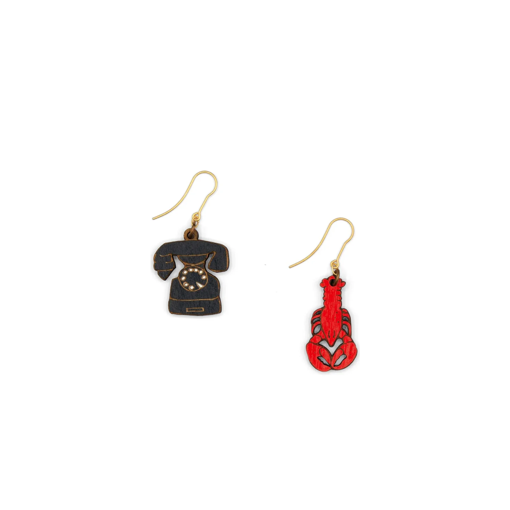 Lobster & Telephone Earrings