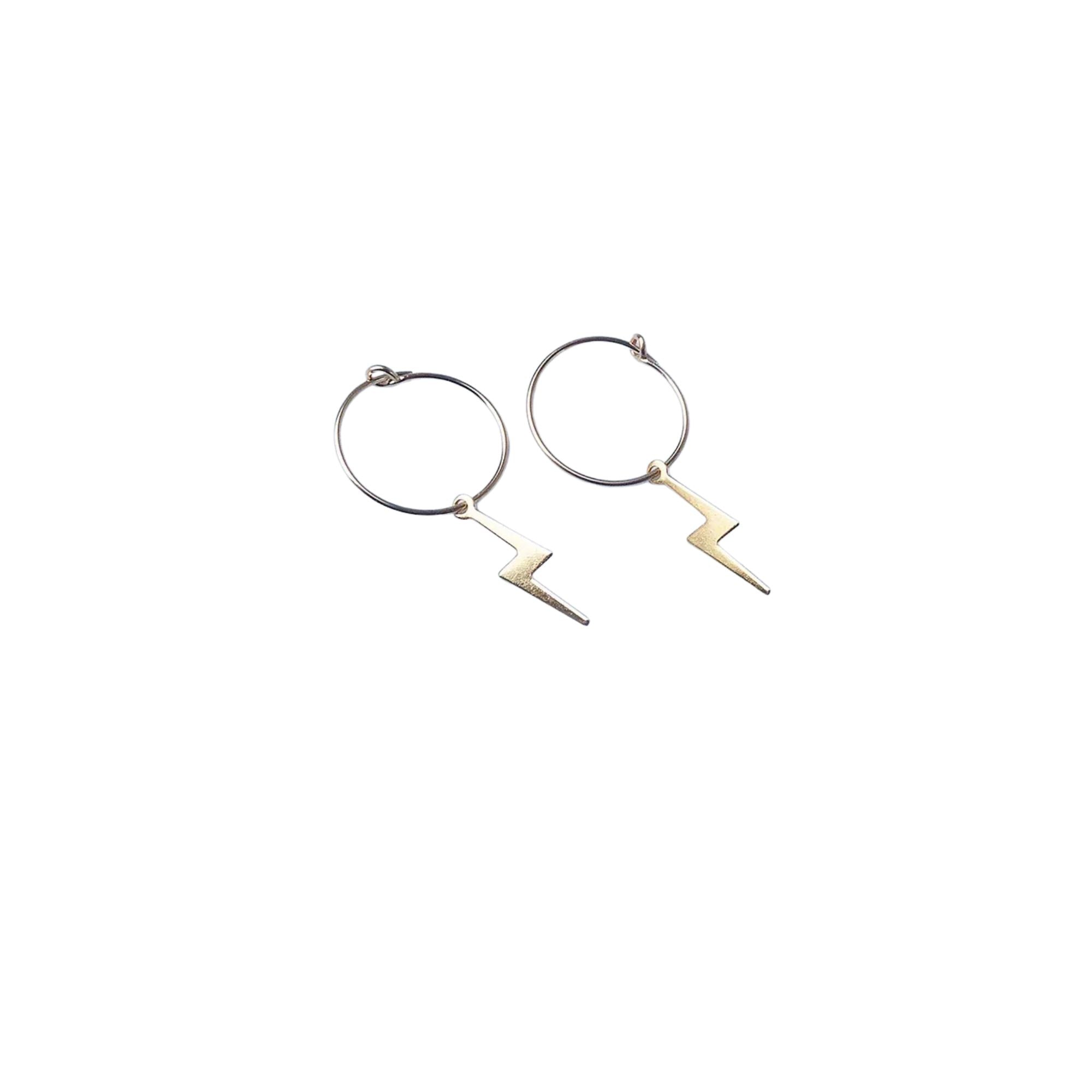 Deborah Earrings (Hoops & Flash)