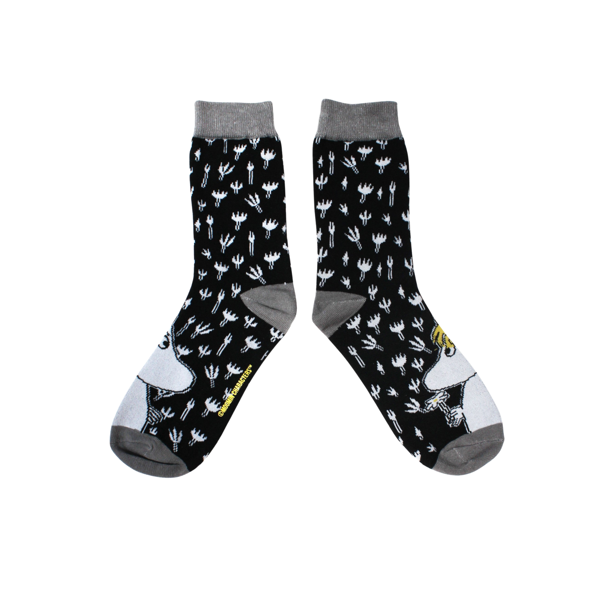 Moomin Black Printed Socks