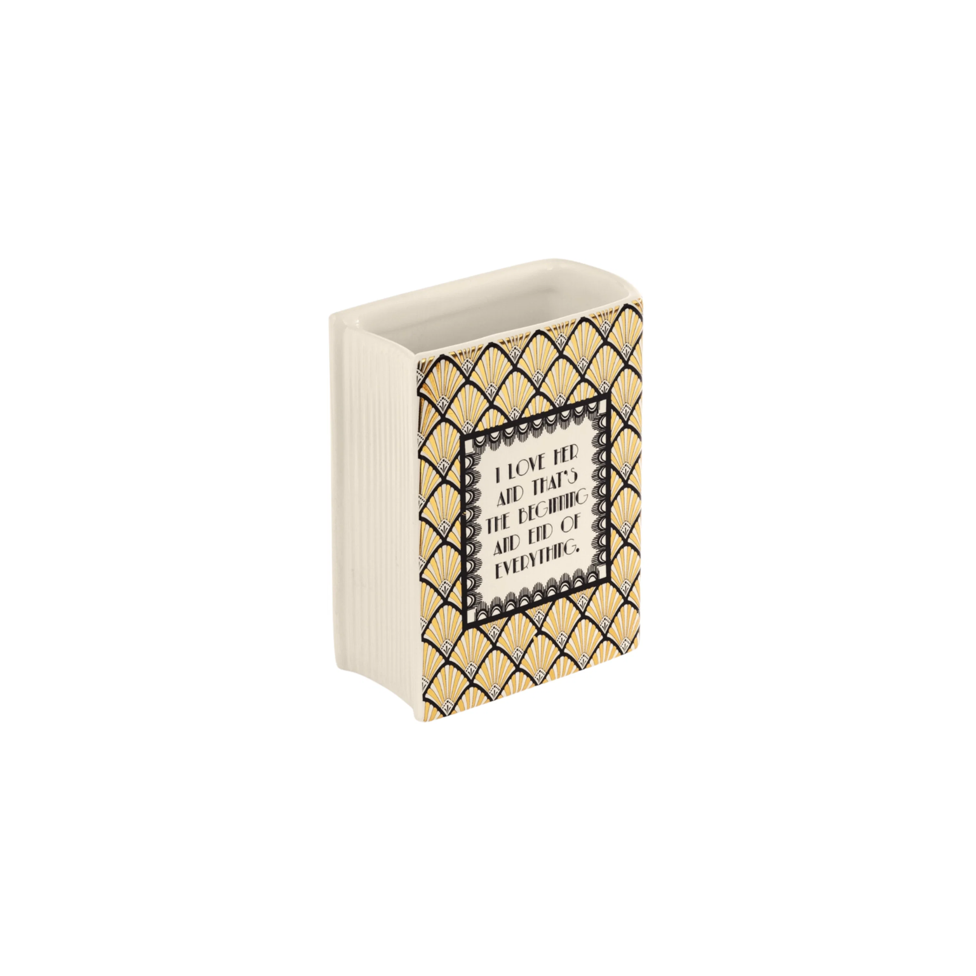 Great Gatsby Book Vase