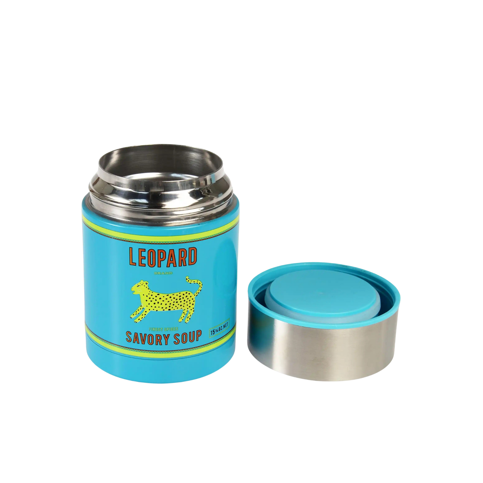 Leopard Stainless Steel Food Flask