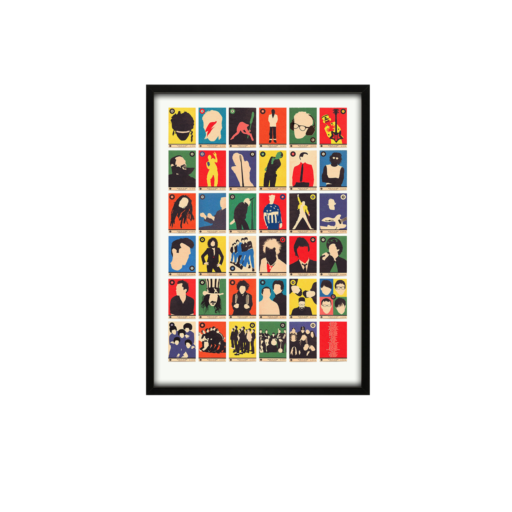 My Vinyl A-Z  Print