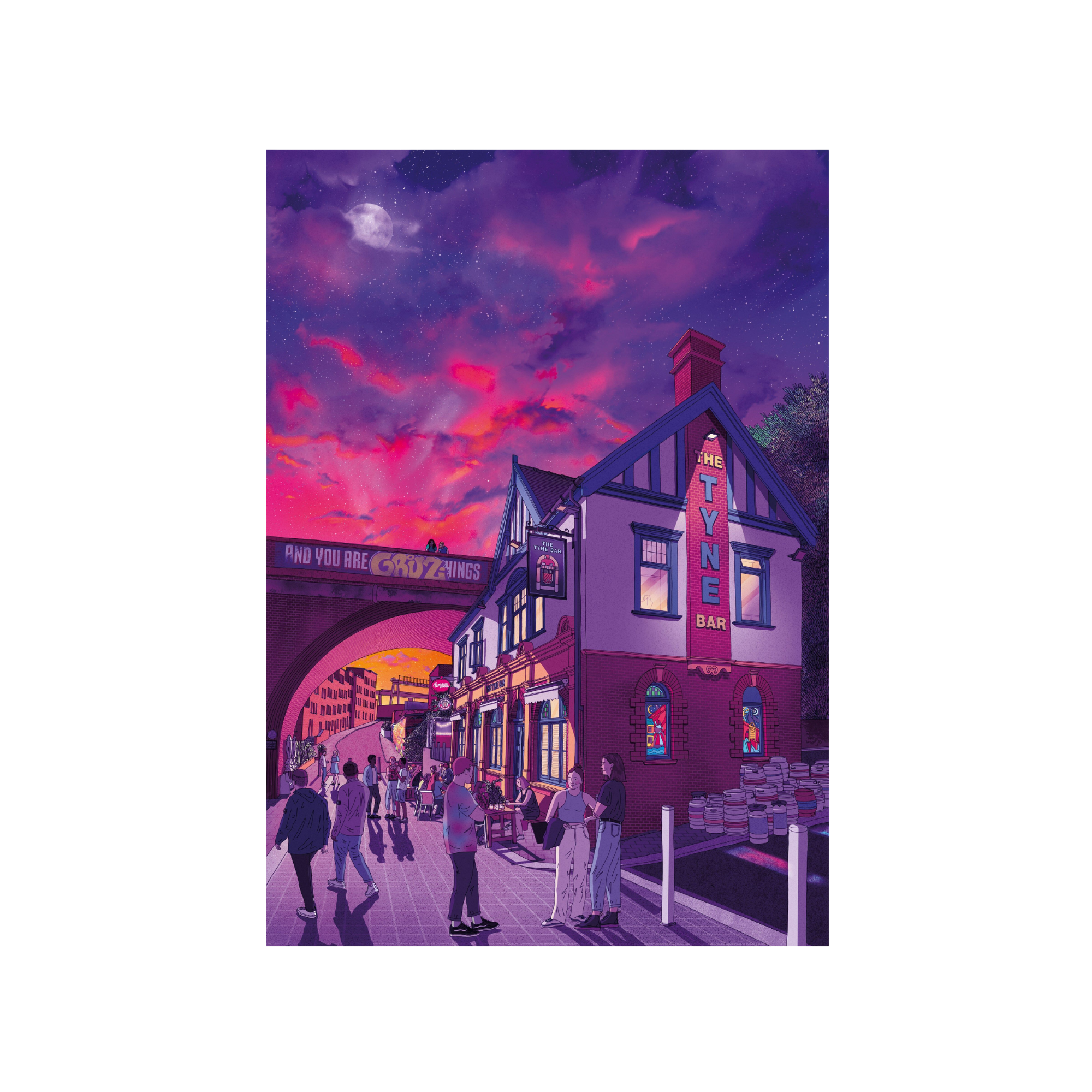 Tyne Bar A5 Print