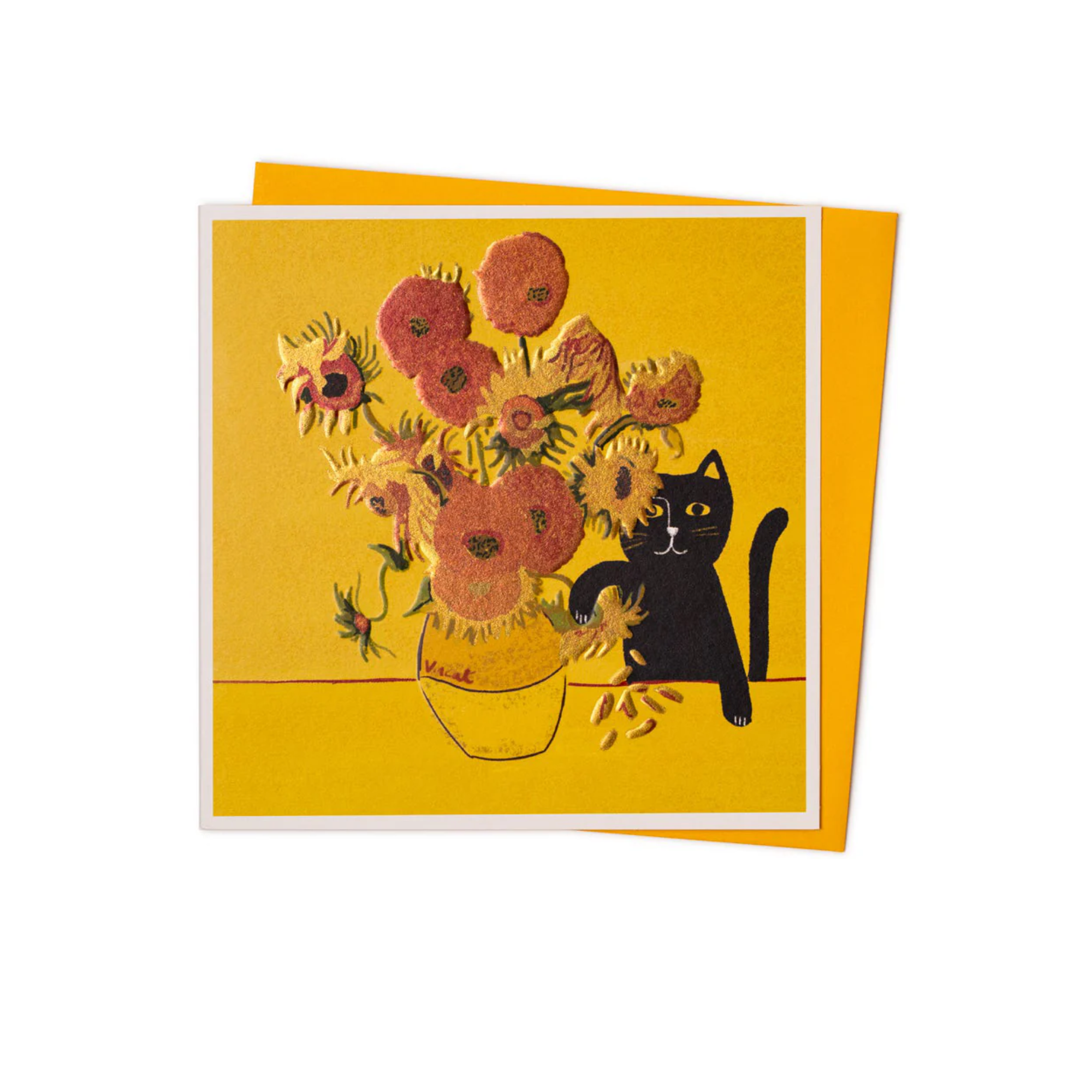 Vincent's Cat Greeting Card