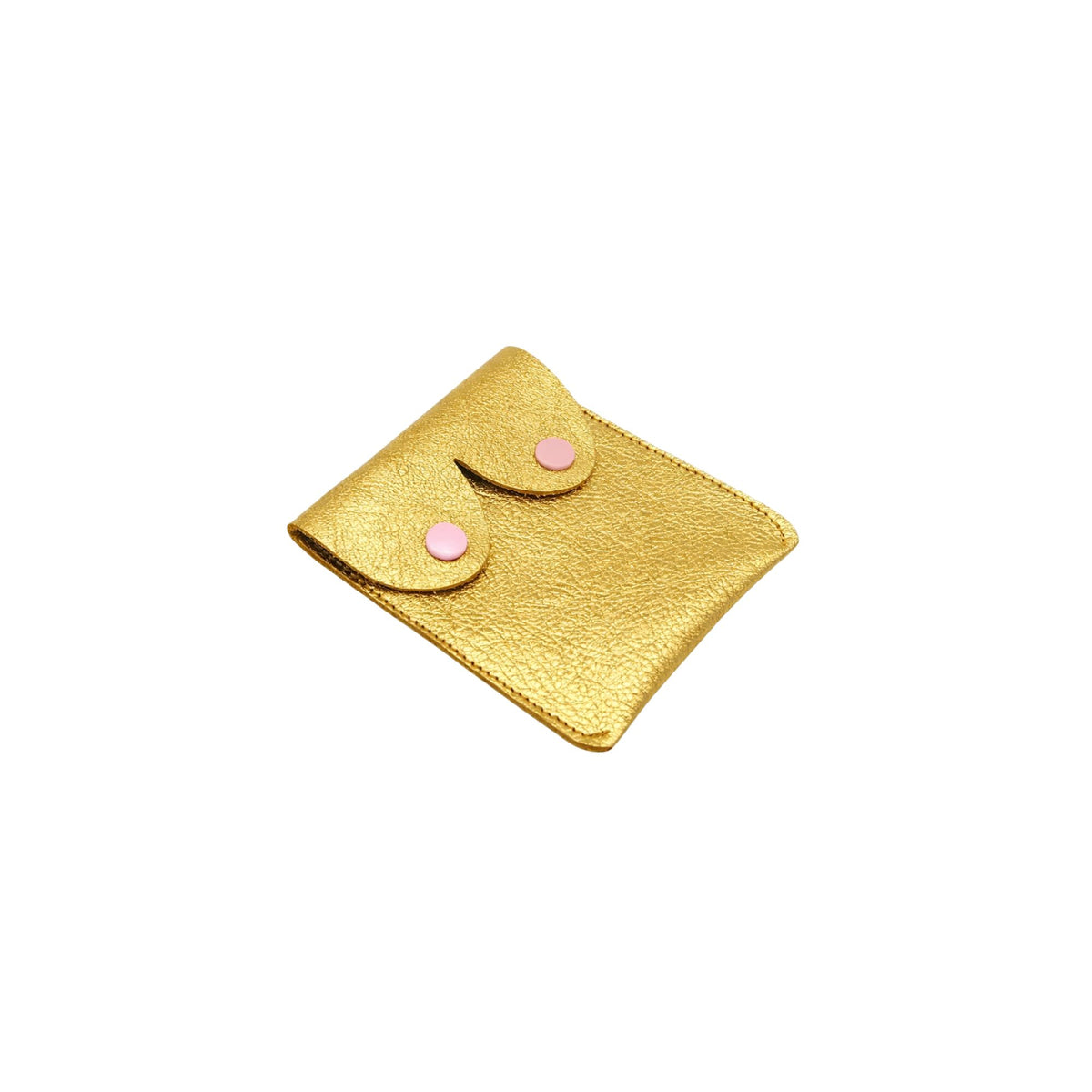 Alkemest Gold Leather Boob Purse