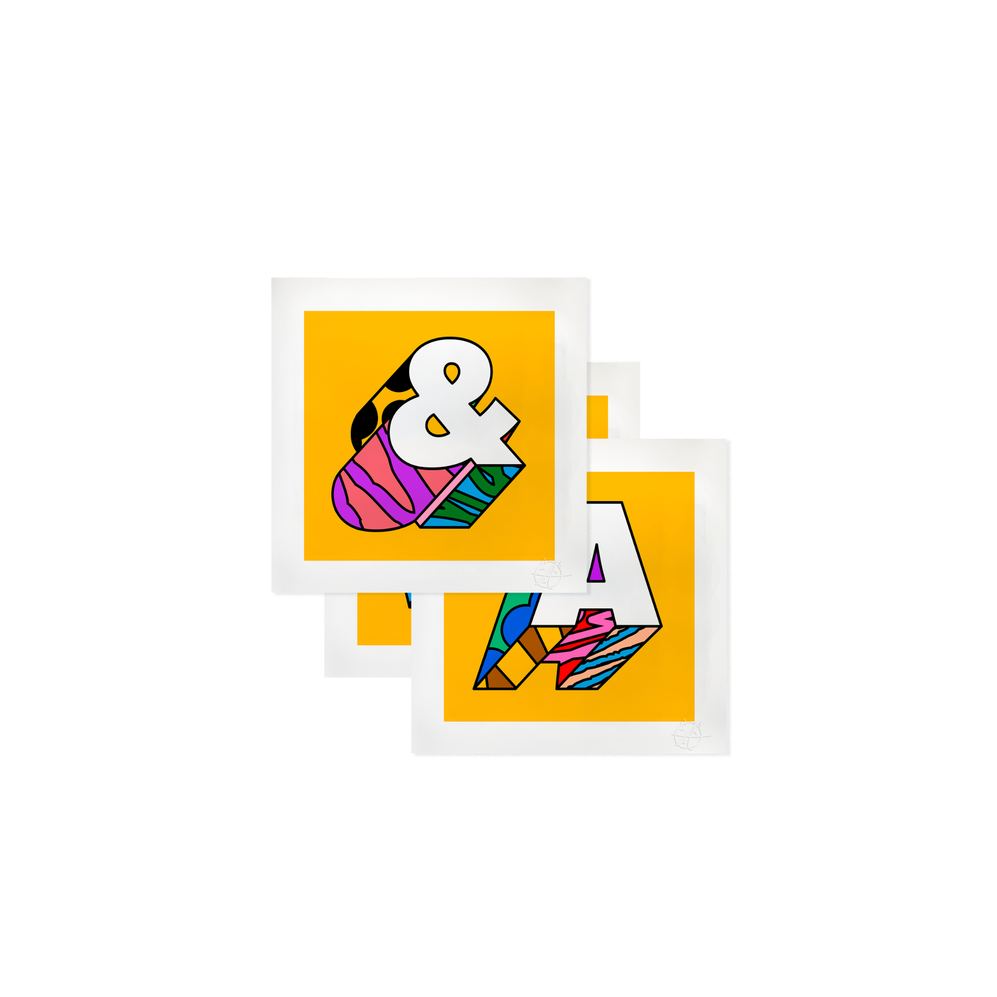 Andy Welland ABC Prints on Demand Letter Stack