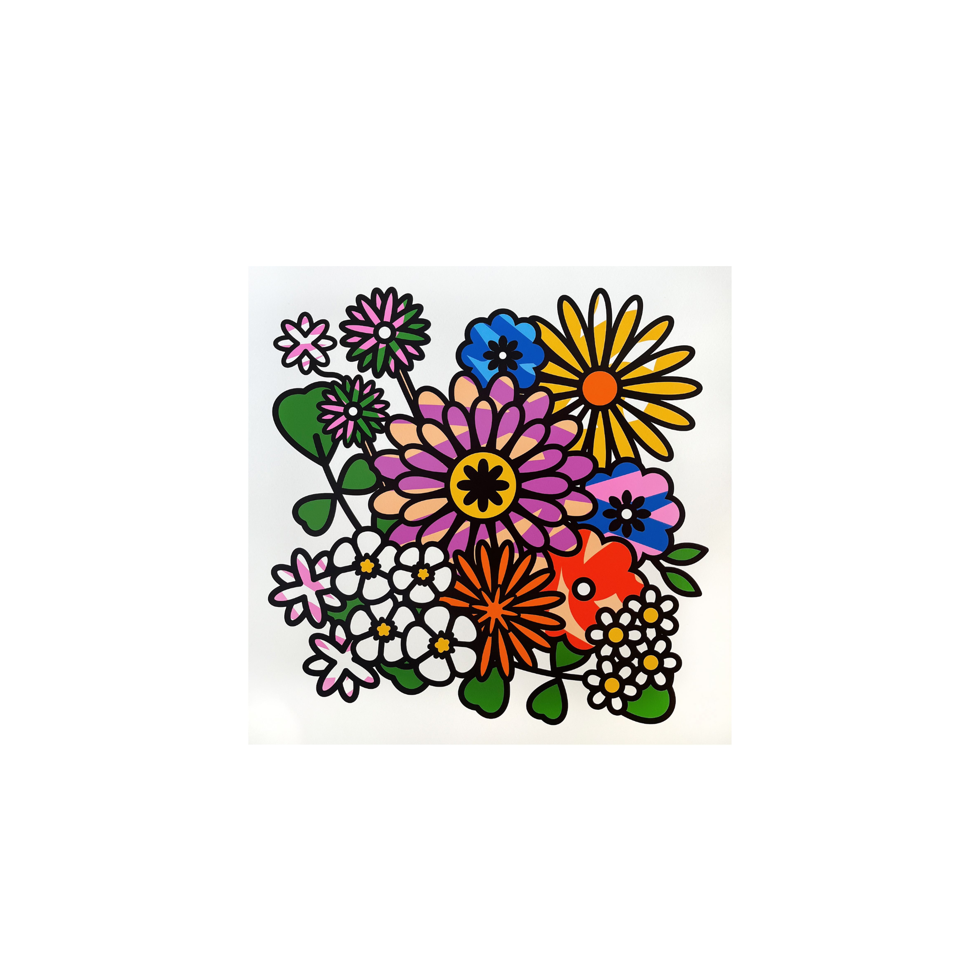 Andy Welland Loose End Flowers Print