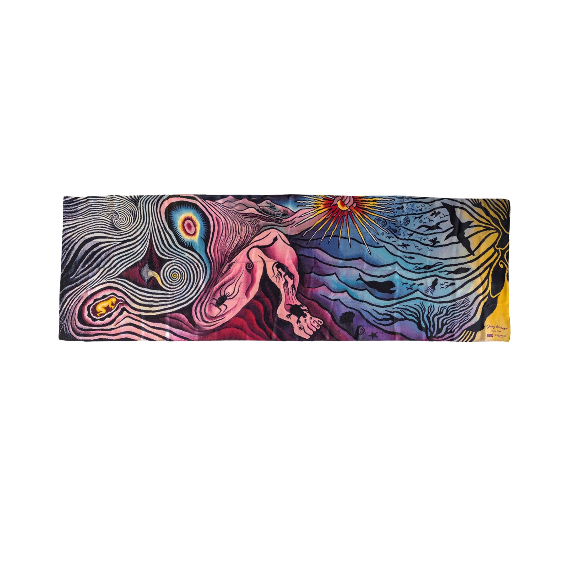 Judy Chicago Exclusive Limited Edition Silk Scarf | The Creation