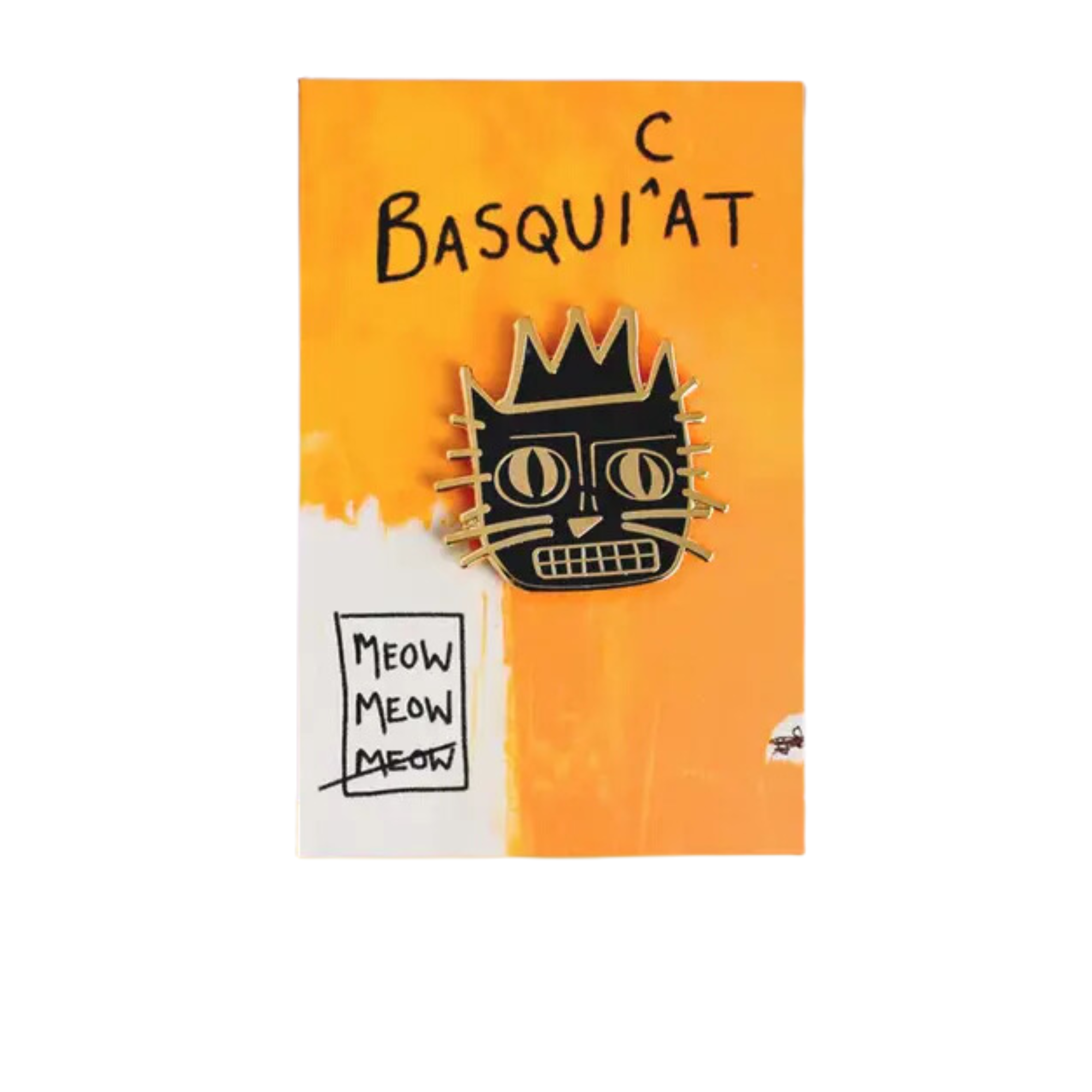 Basquicat Enamel Pin