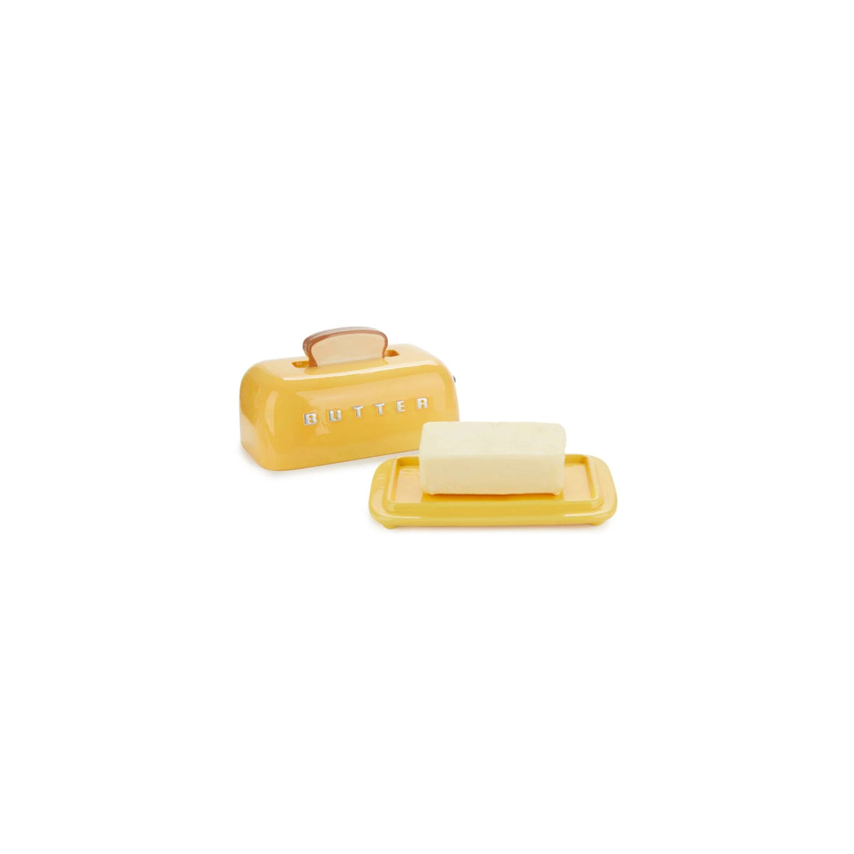 Belvi Yellow Butter Dish