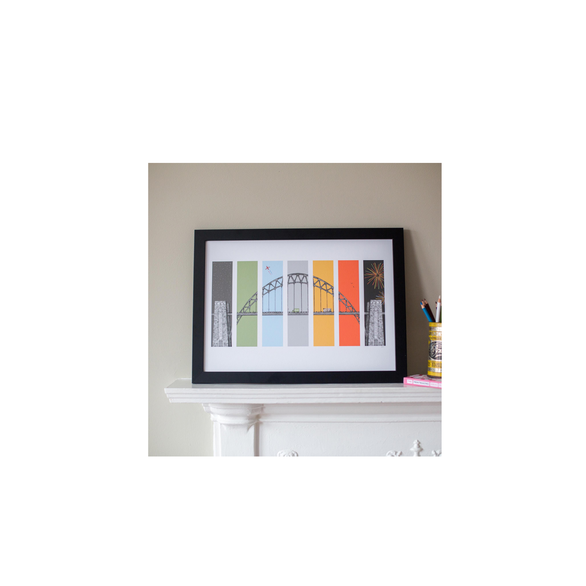 Ben Holland Crossing the Tyne Print Lifestyle