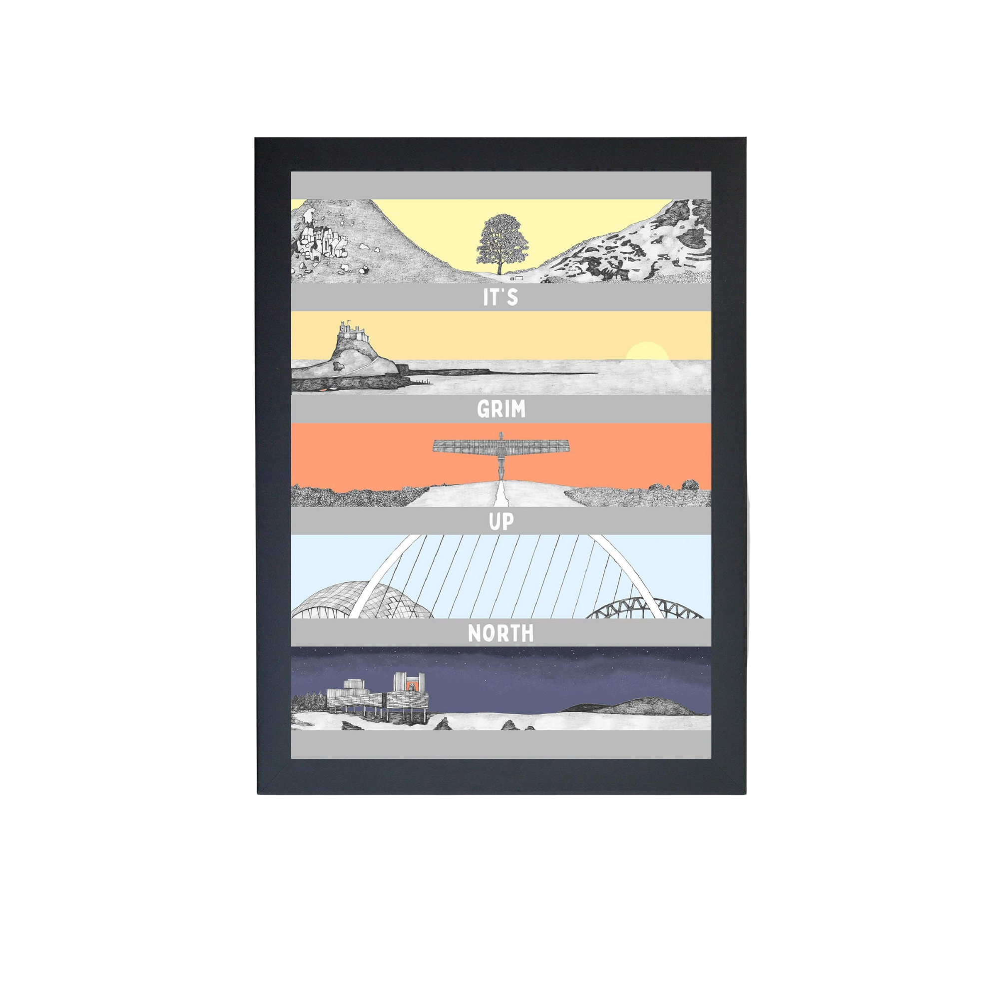 Ben Holland It's Grim Up North Print