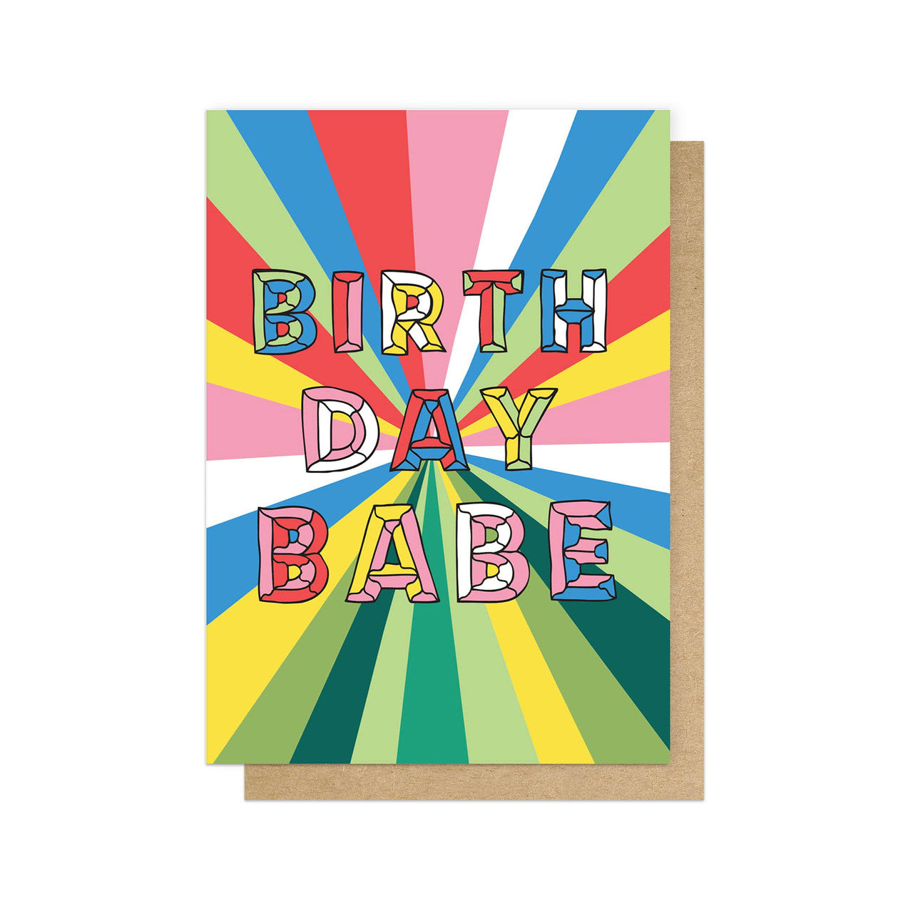 Birth Day Babe Greeting Card