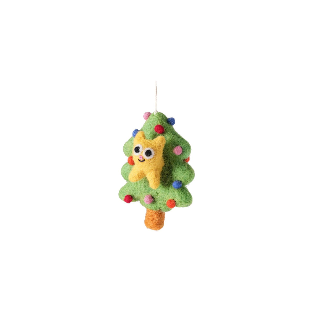 Bobby Cat Hanging Felt Decoration