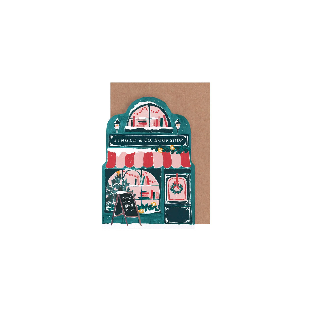 Bookshop Christmas Card