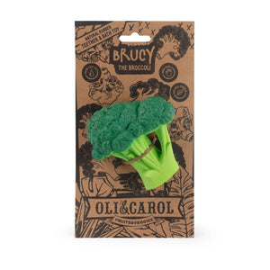 Brucey the Broccoli Baby Teether Packaging