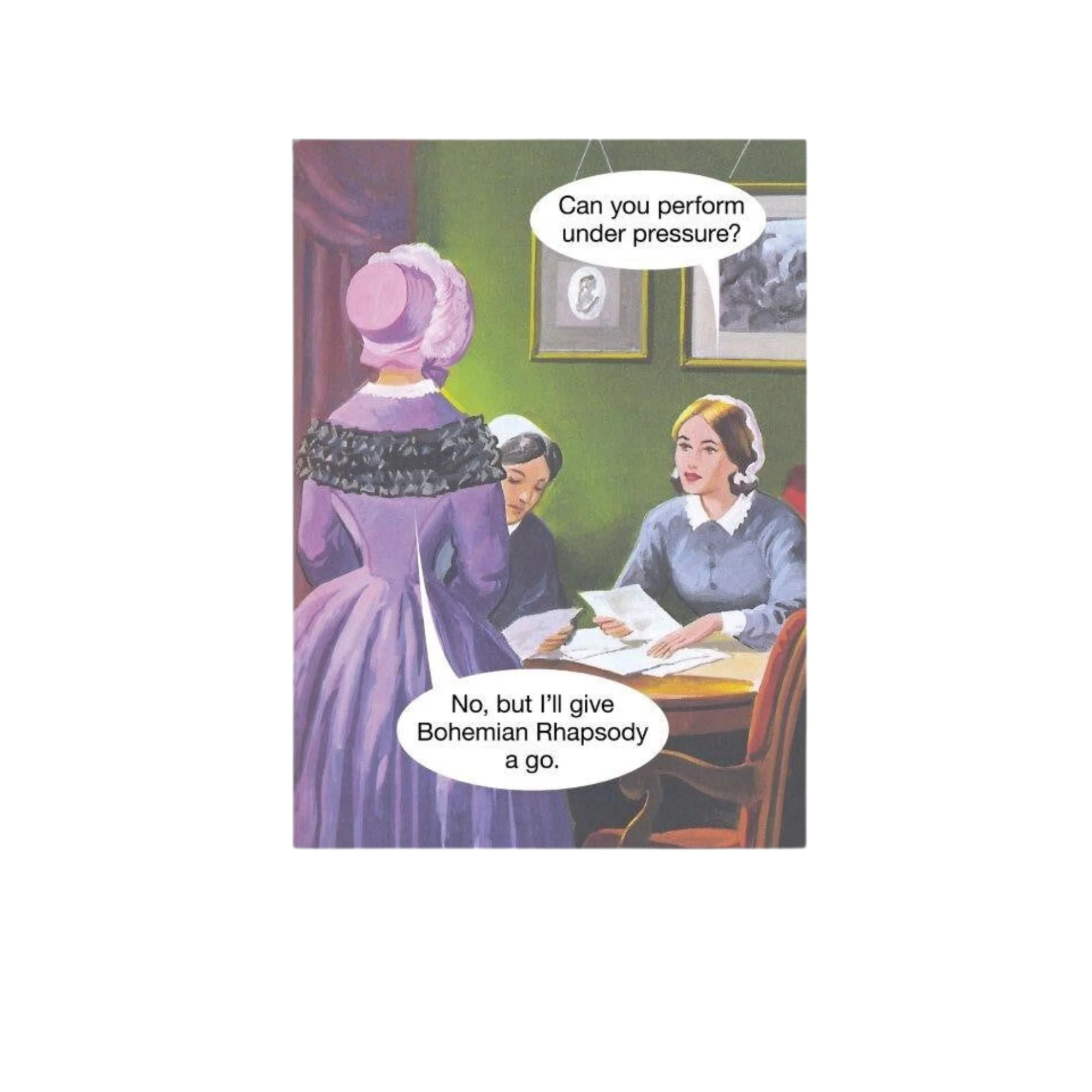 Can You Perform Under Pressure Greeting Card