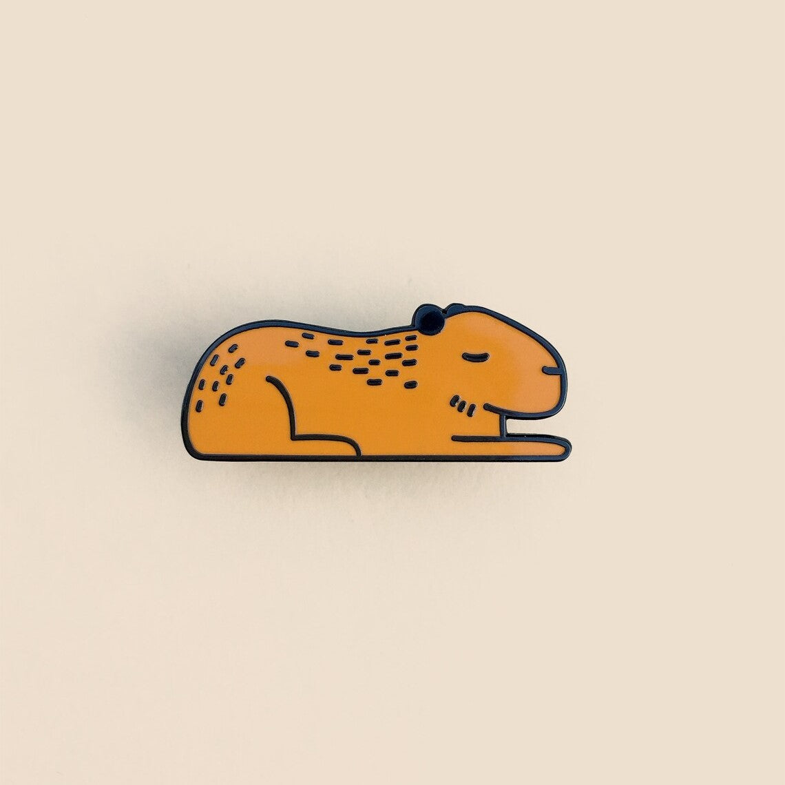 Capybara Enamel Pin